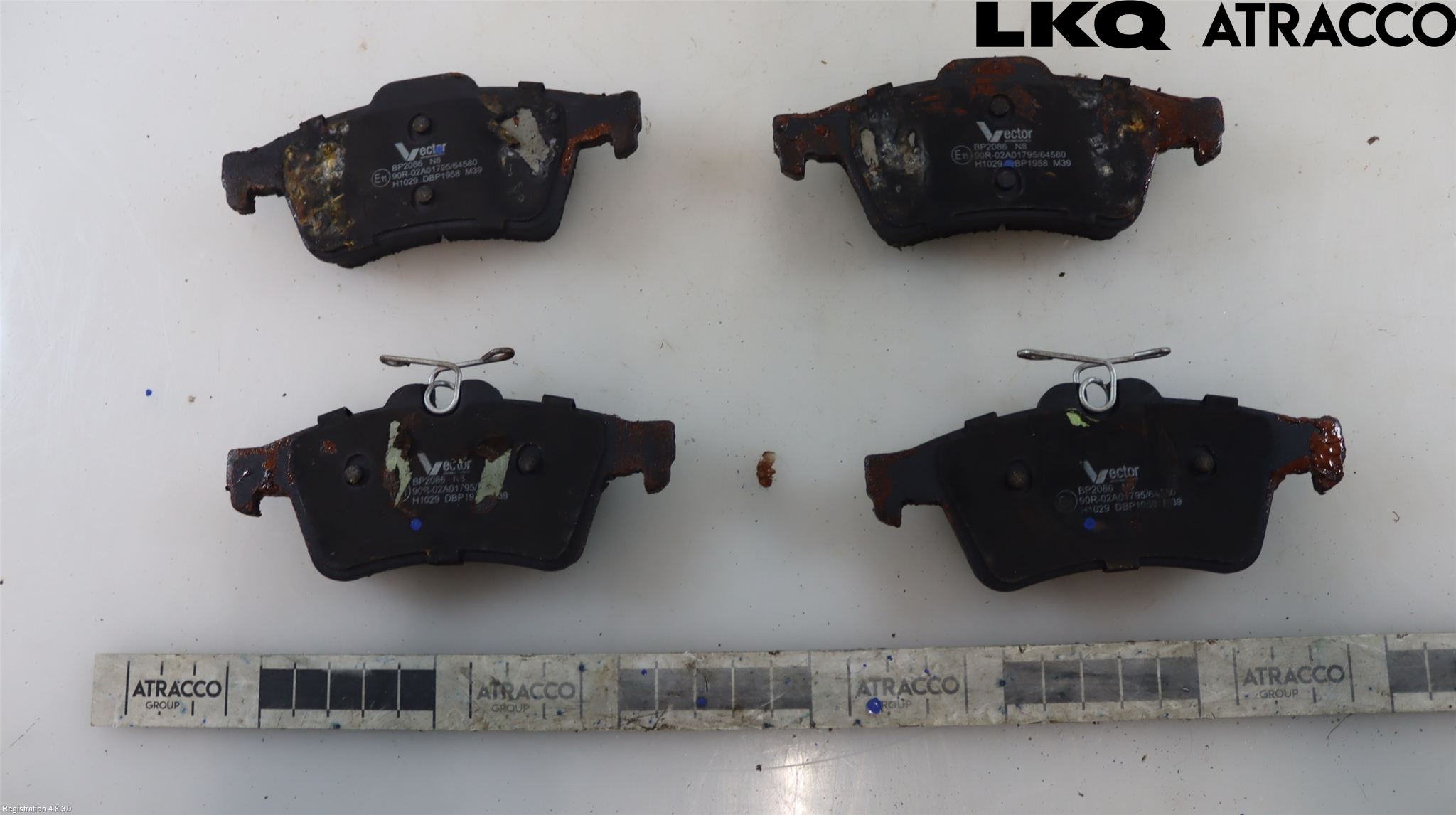 Peugeot 508 11-18 Bromsbelägg Bak