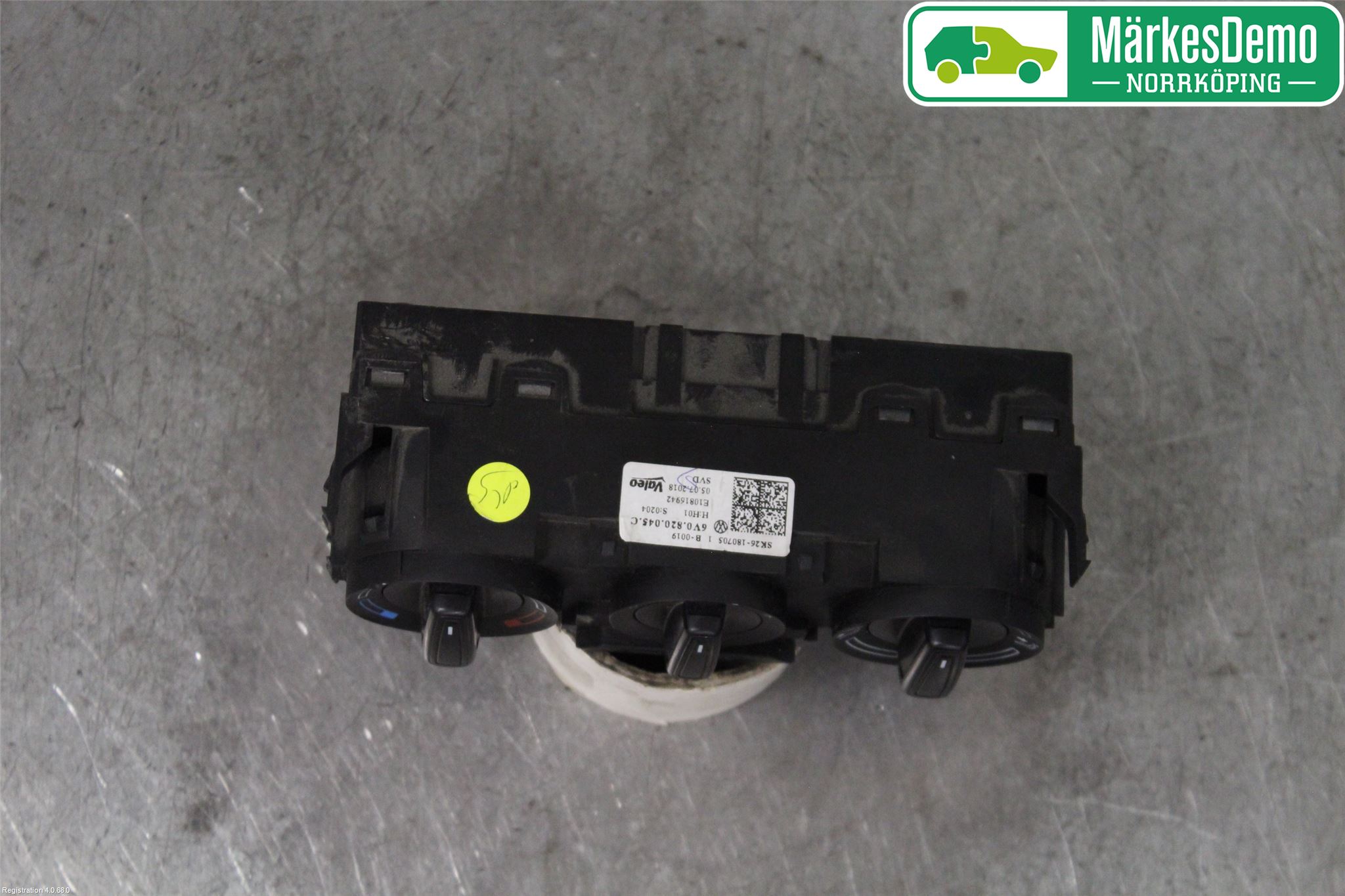 Skoda FABIA 15-21 Värmereglage