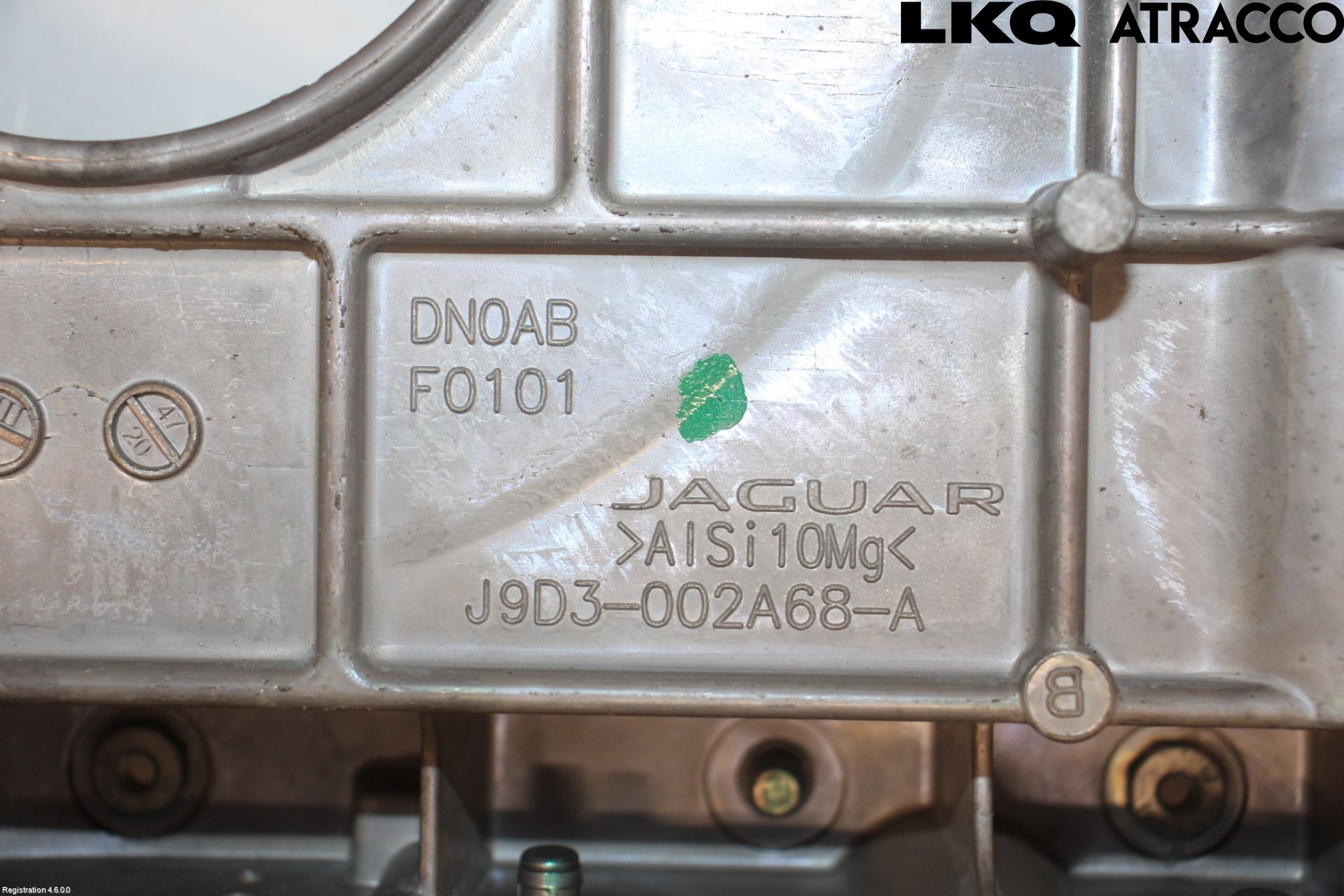 Jaguar I-PACE 18- Växellådsfäste