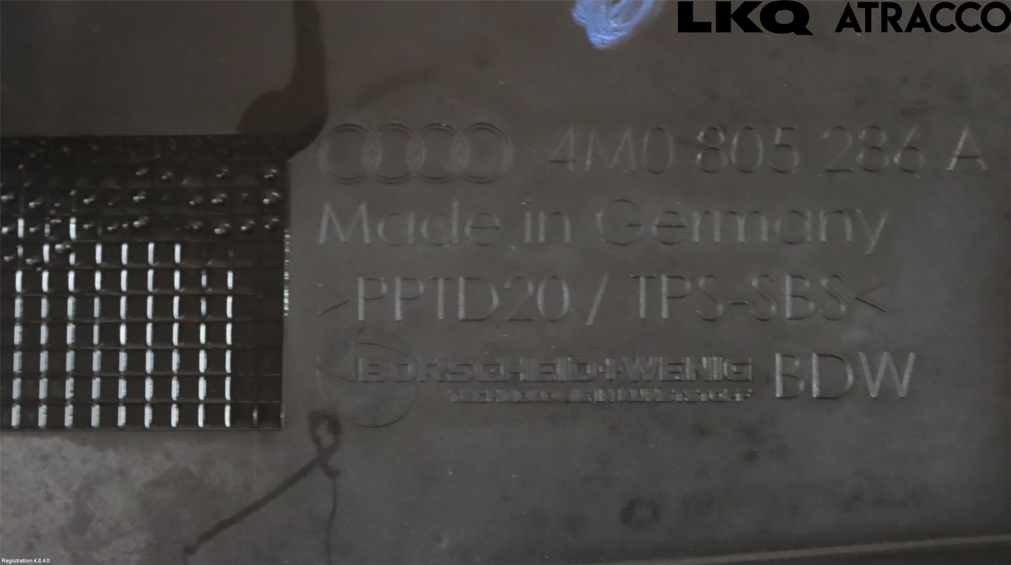 Audi Q7/SQ7 Täckplast Front