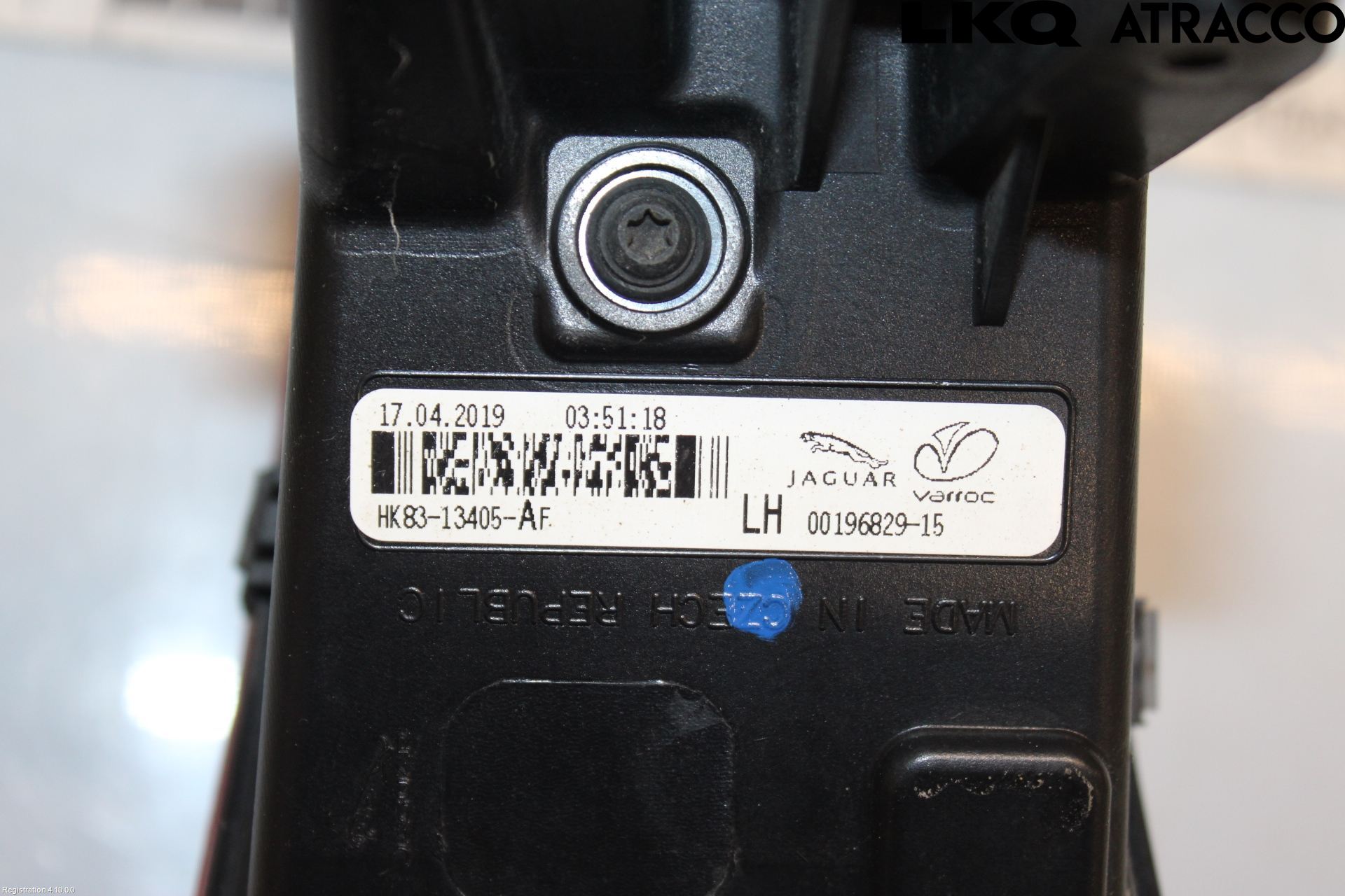 Jaguar F-PACE Bakljus Vänster