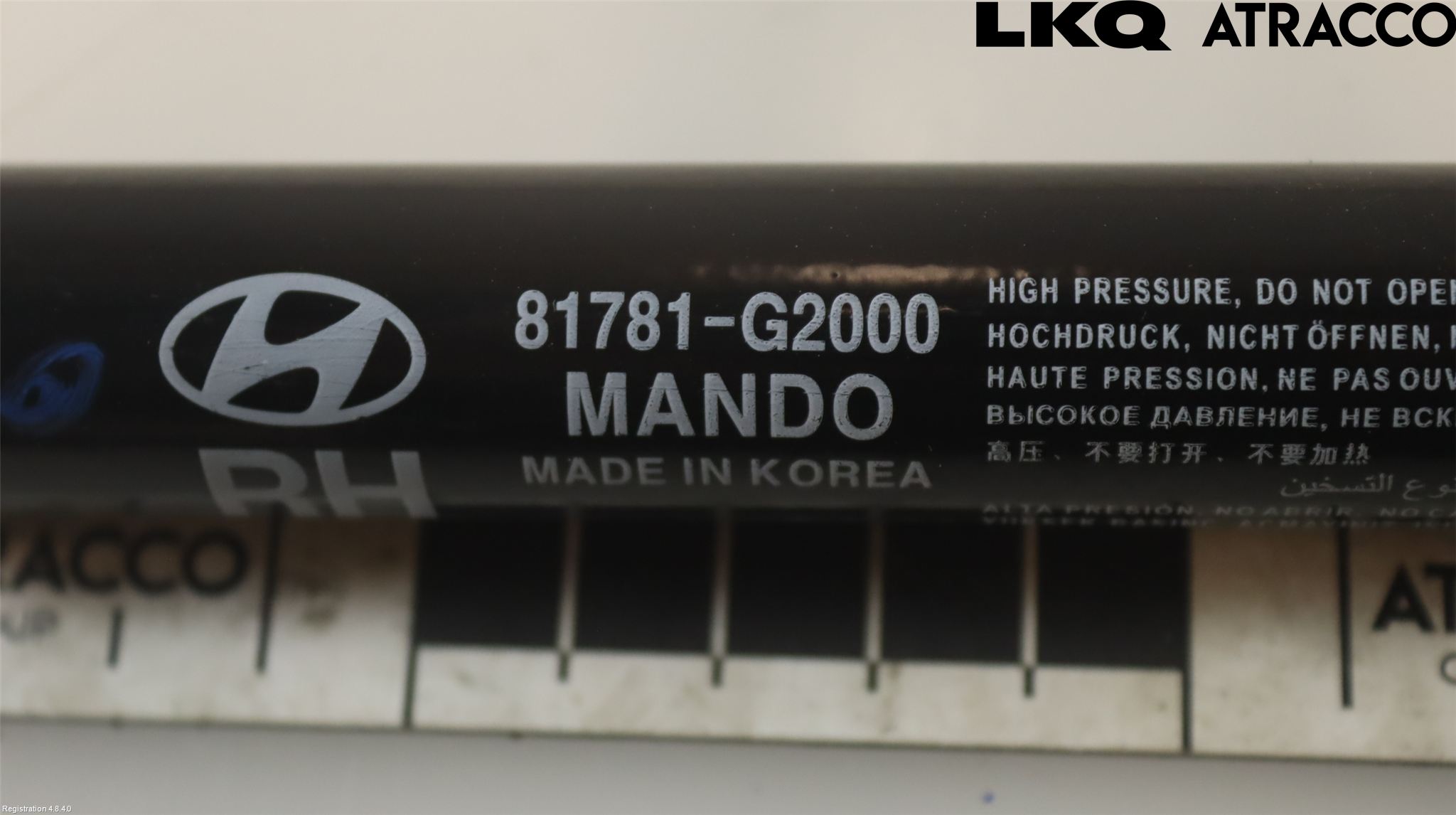 Hyundai IONIQ AE 17-22 Gasfjäder Baklucka