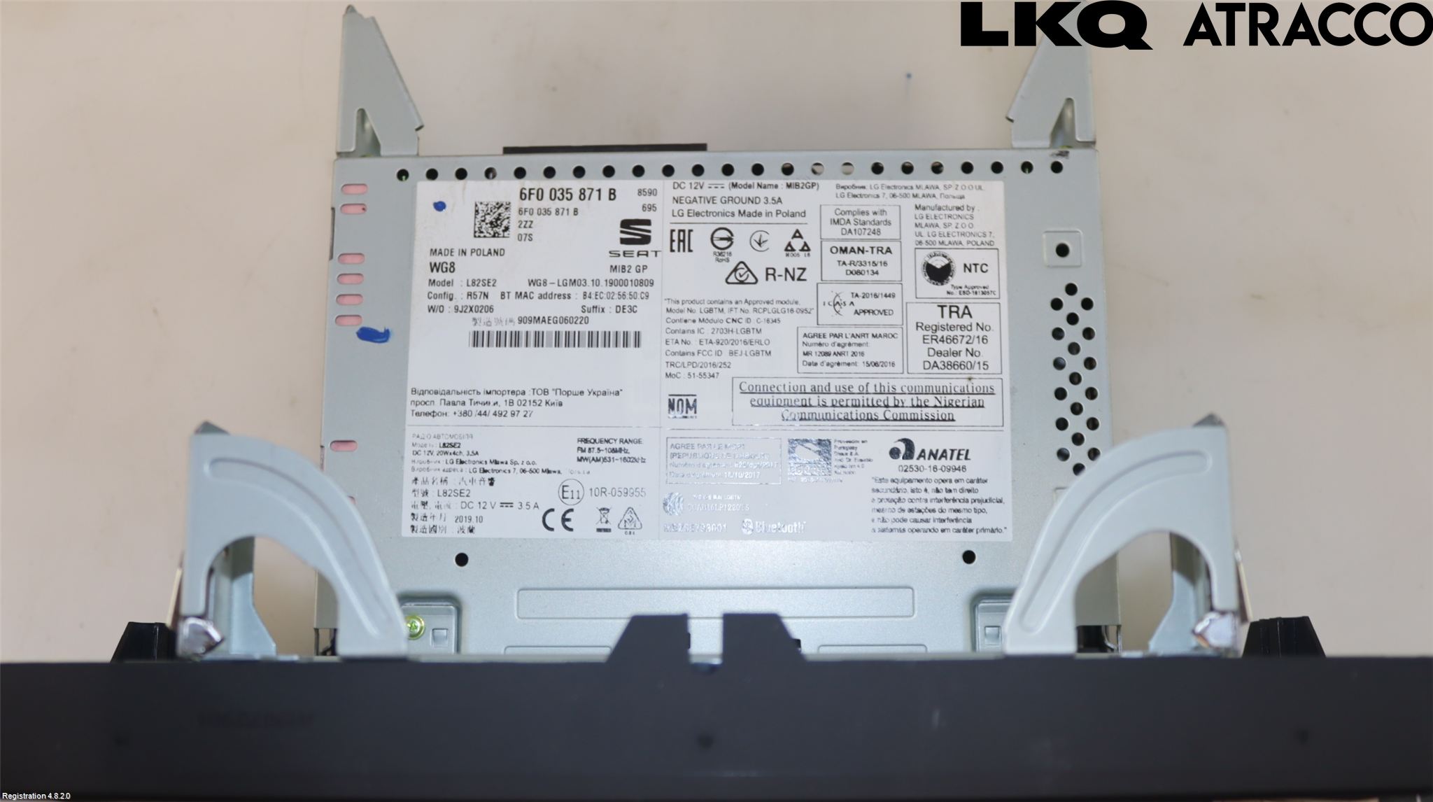 Seat ARONA Cd Radio - Multimediapanel