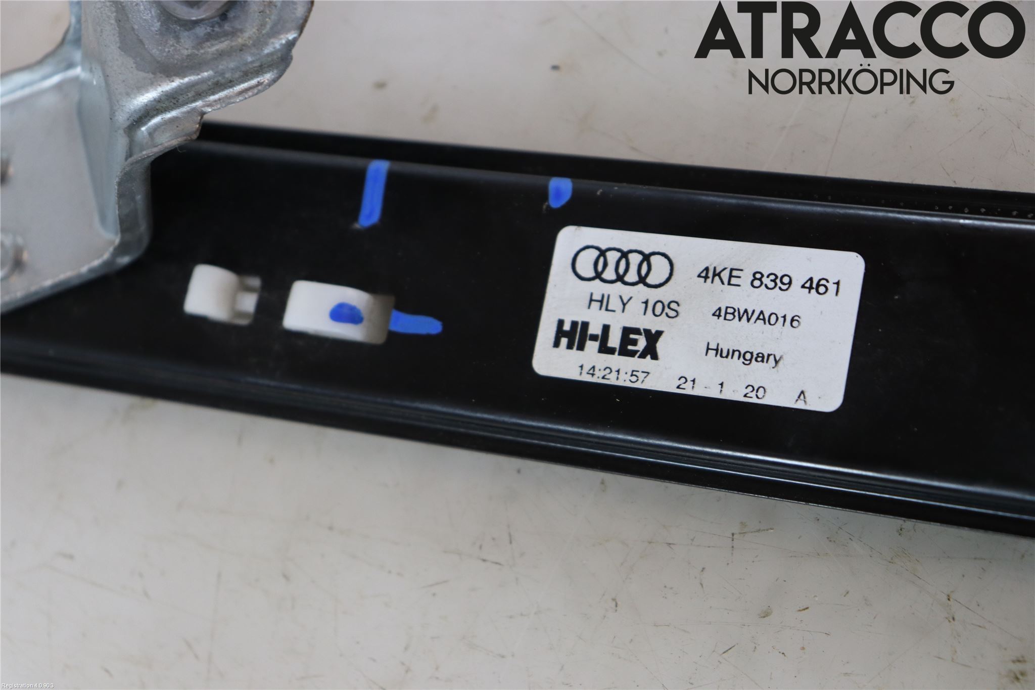 Audi E-TRON, S GE 19- Fönsterhiss El Kompl