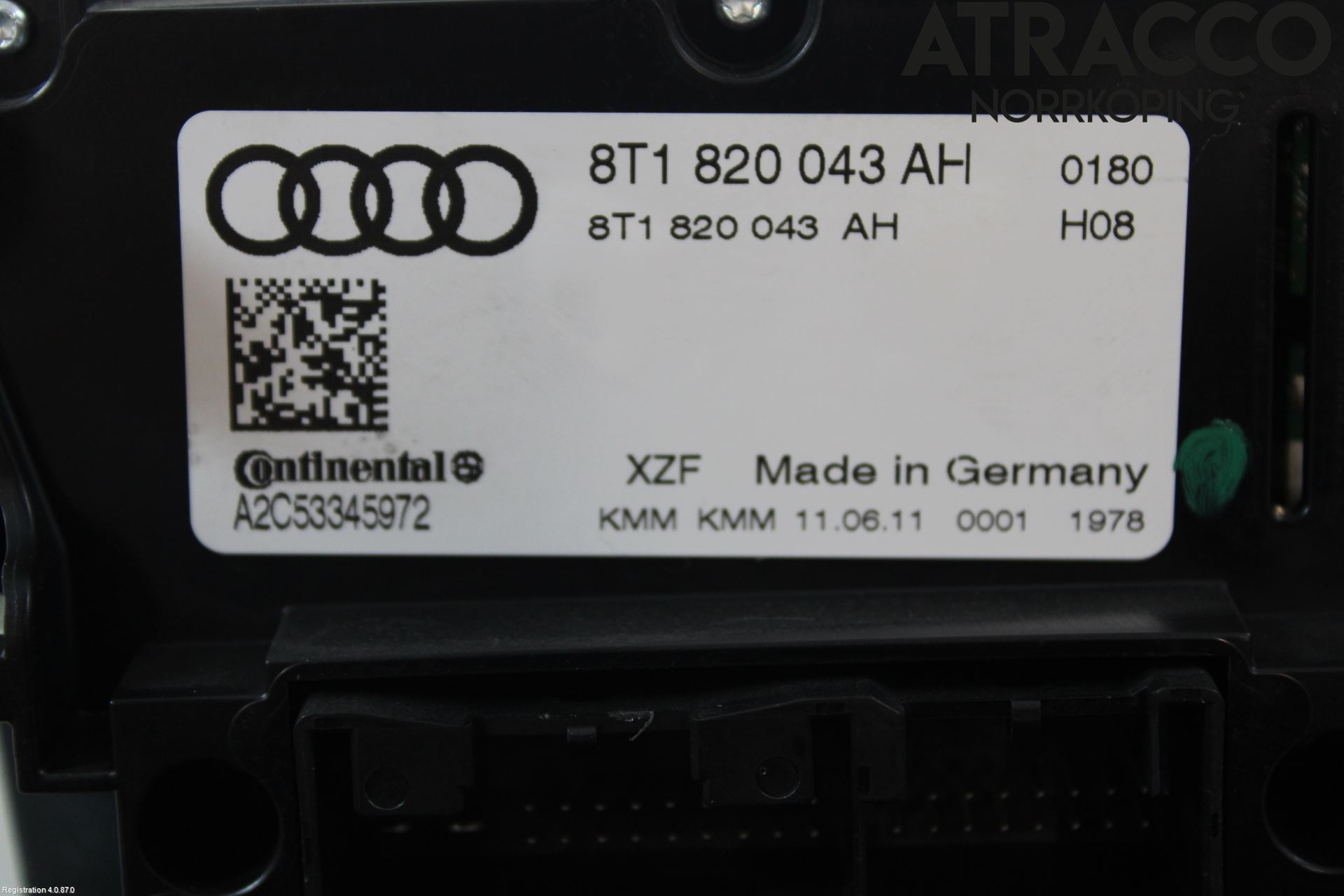 Audi A4/S4 08-11 Värmereglage