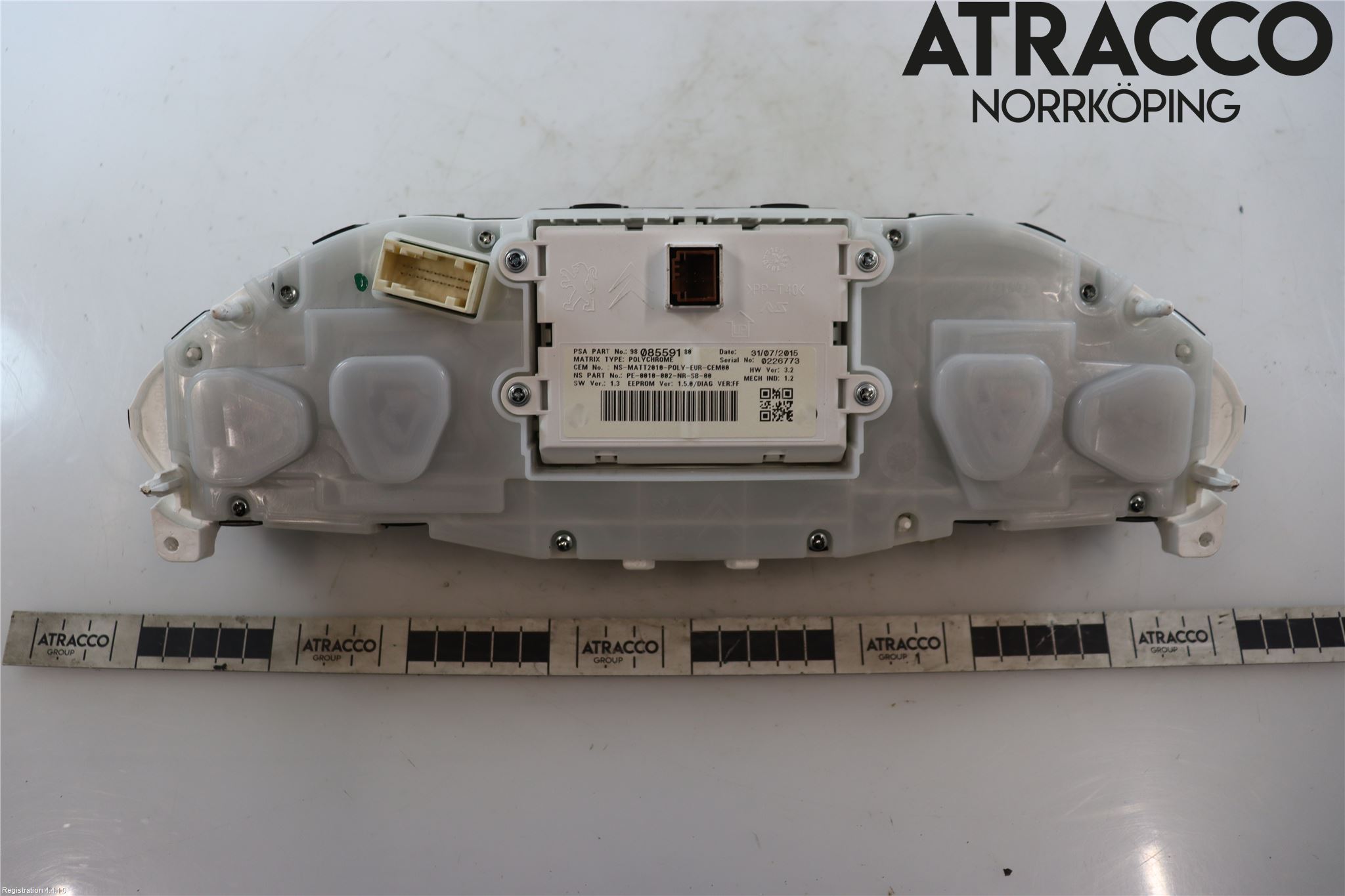 Peugeot 2008 13-20 Instrument Komb