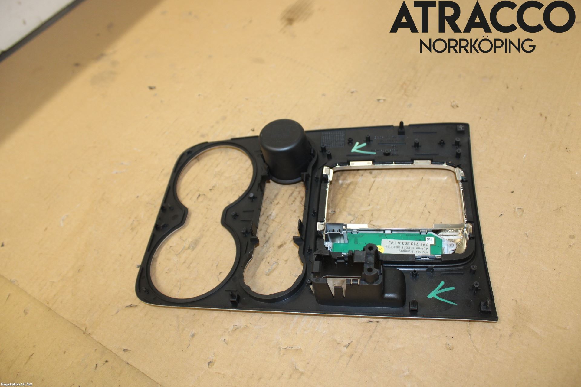 Volkswagen VW TOUAREG 7P 11-18 Inredning Sarg Växelspak