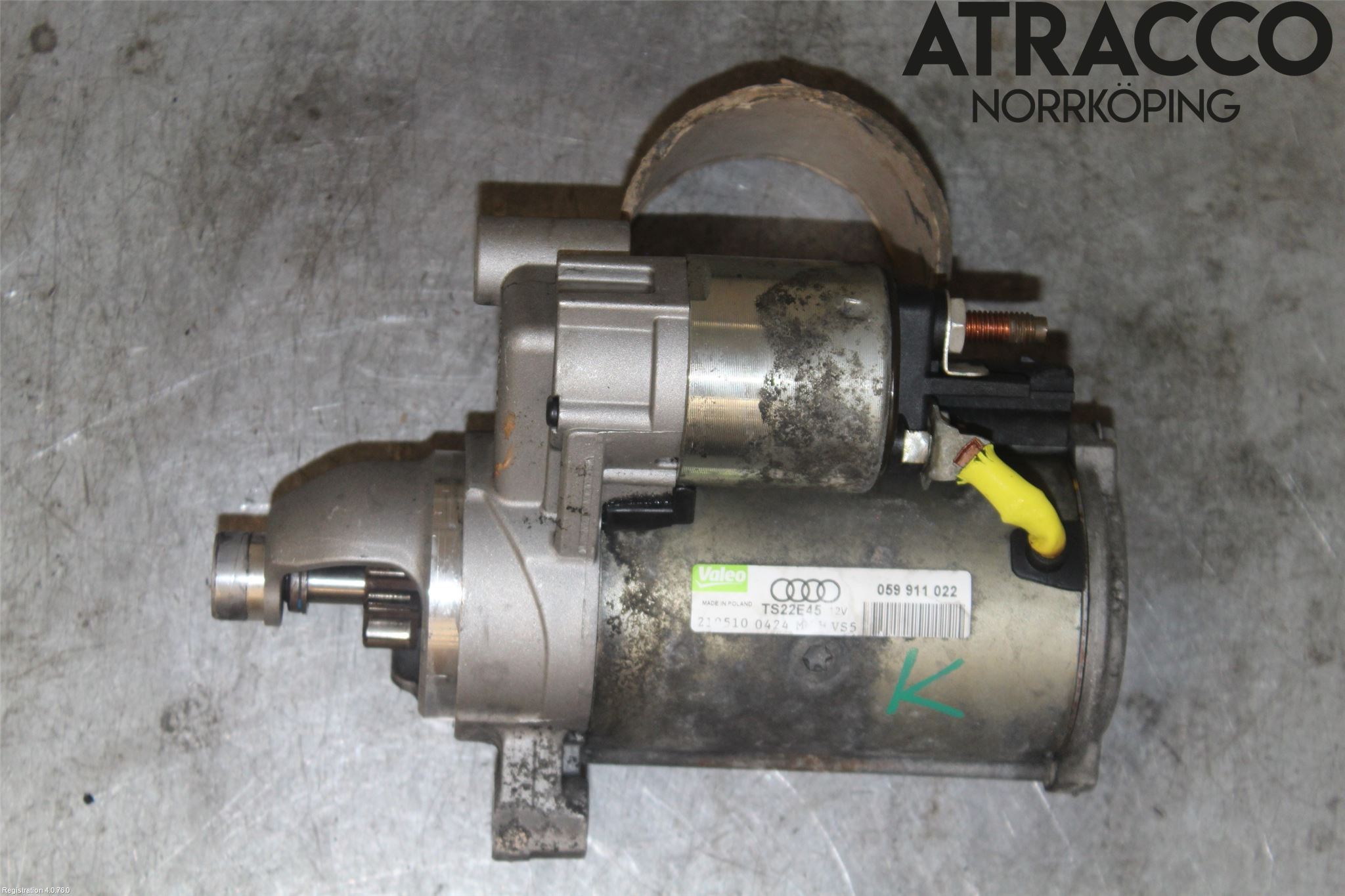 Audi A4/S4 08-11 Startmotor Diesel