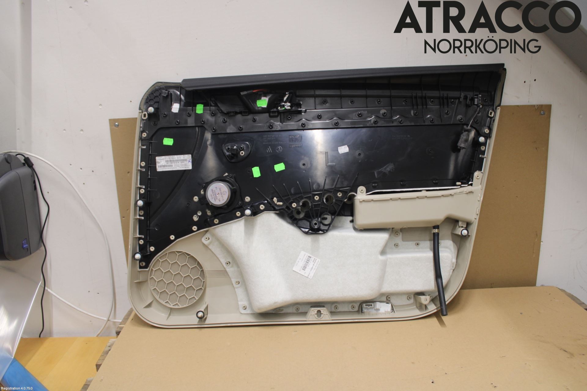 Skoda SUPERB 09-15 Dörrklädsel Vä