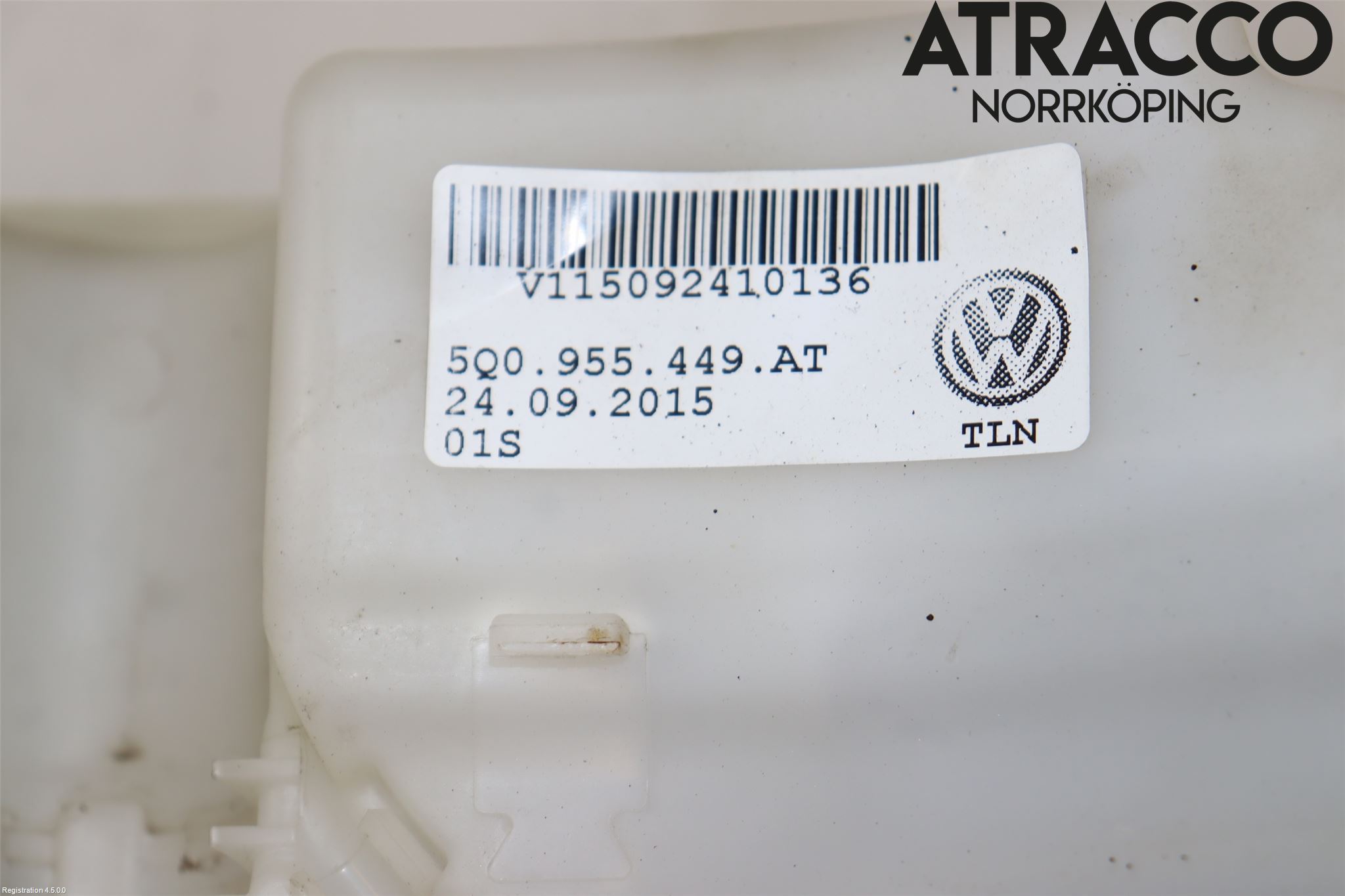 Volkswagen VW GOLF / E-GOLF VII 13-20 Spolartank Vindruta-Strål