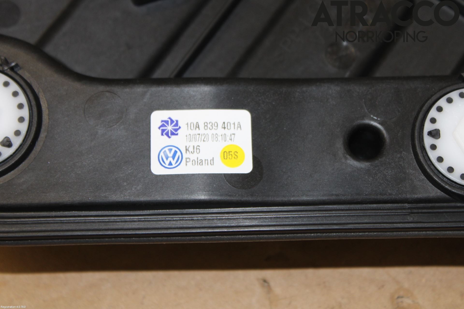 Volkswagen VW ID.3 21- Fönsterhiss El Kompl