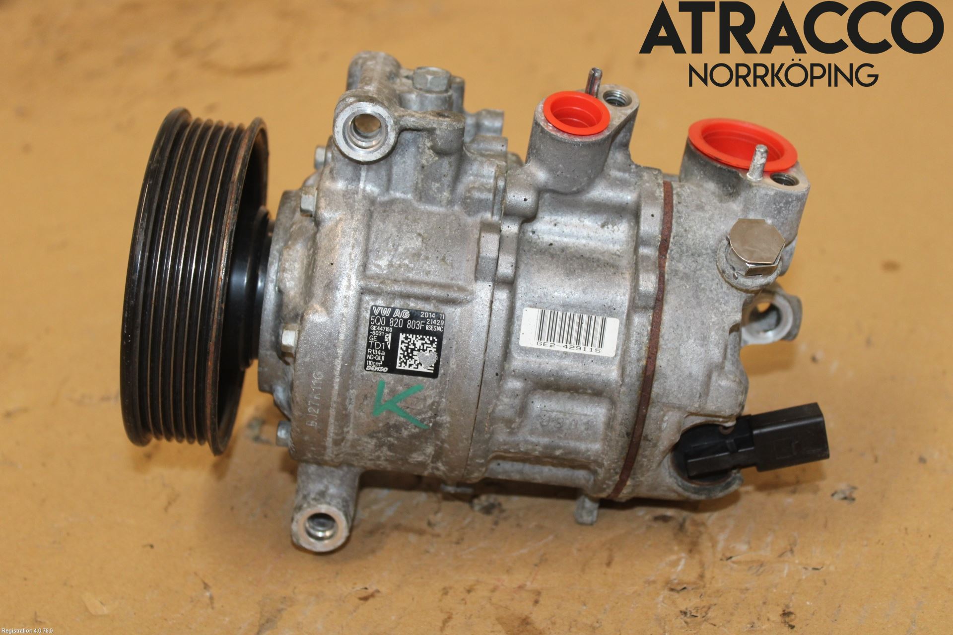 Volkswagen VW GOLF / E-GOLF VII 13-20 Ac Kompressor