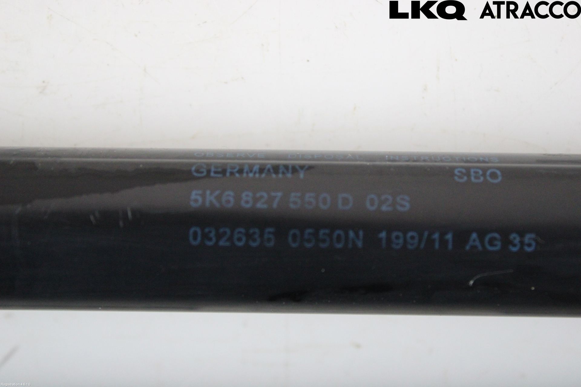 Volkswagen VW GOLF VI 09-13 Gasfjäder Baklucka