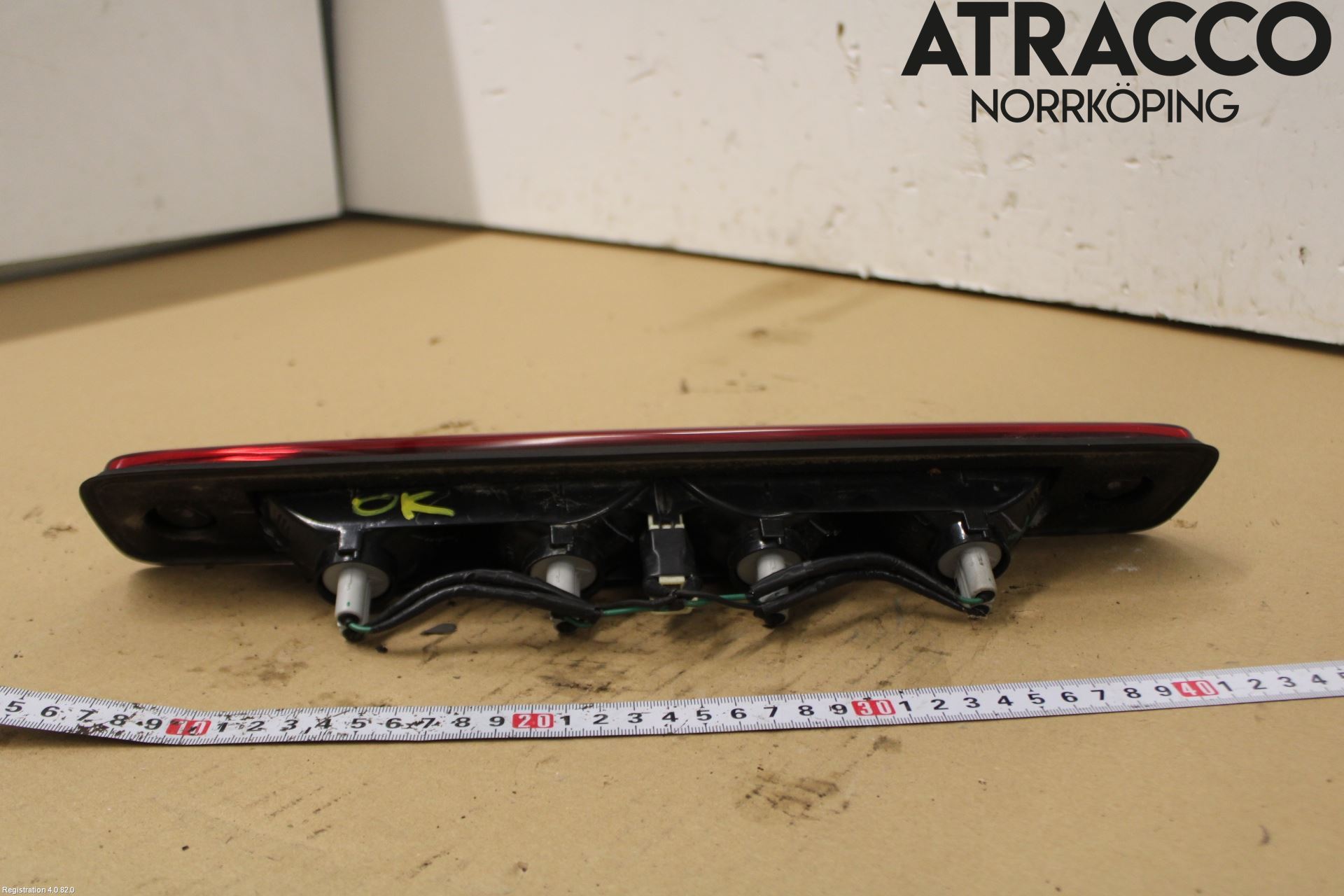 Isuzu D-MAX Bromsljus Bakruta