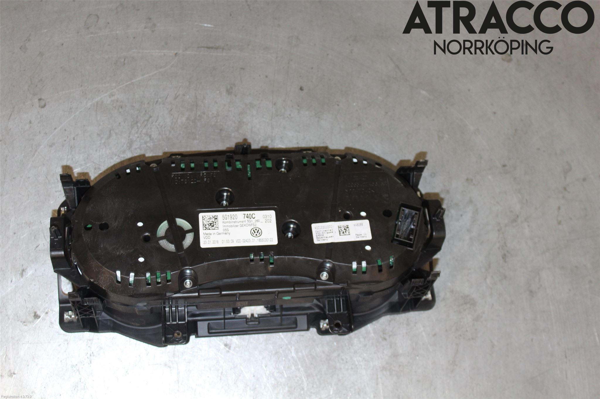 Volkswagen VW GOLF / E-GOLF VII 13-20 Instrument Komb