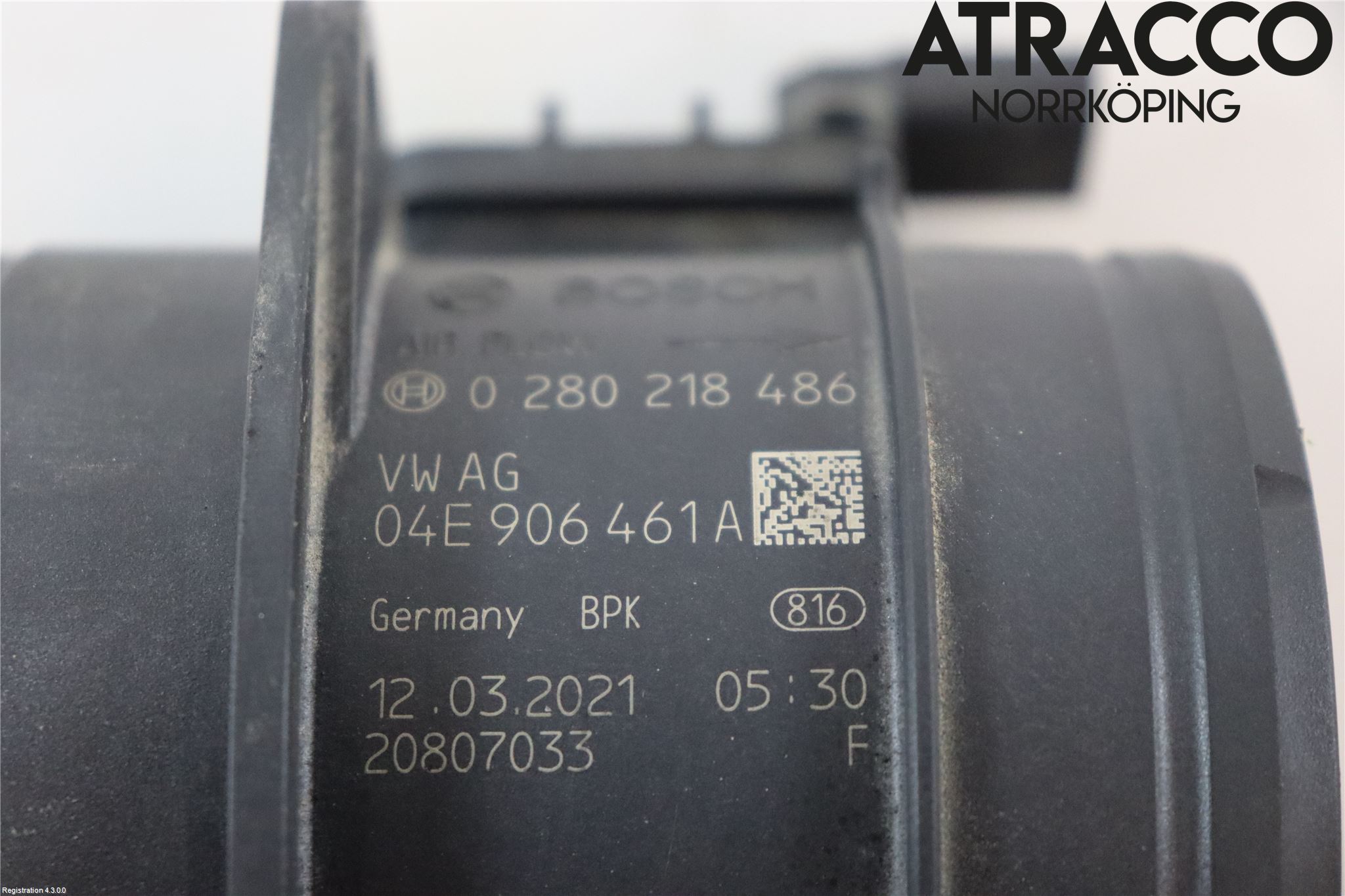 Audi A4/S4 B9 20- Injluftmassamätare