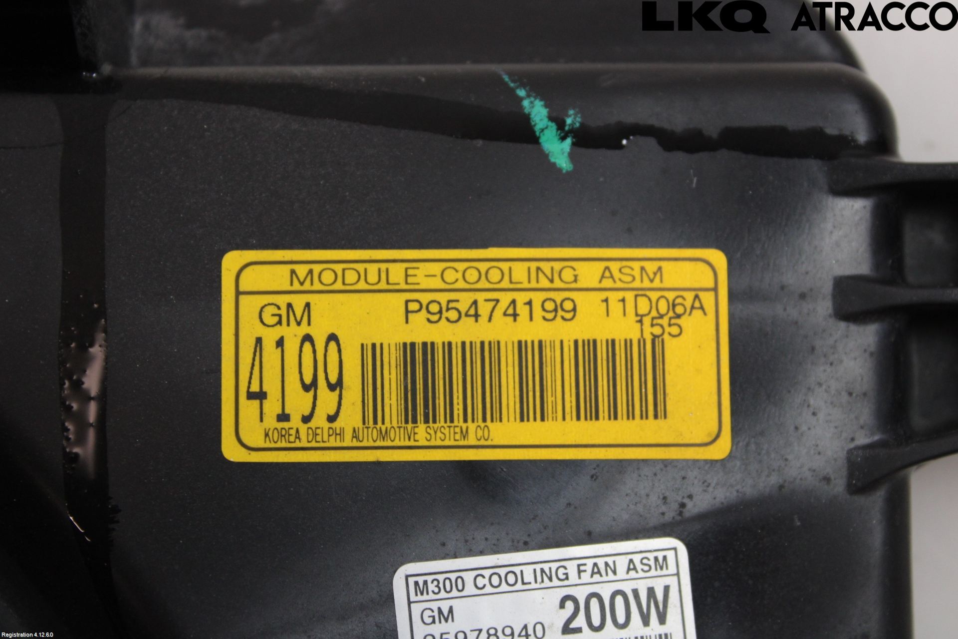 GM CHEVROLET SPARK Kylfläkt El