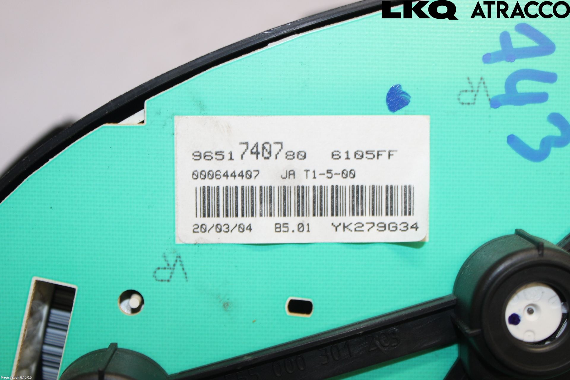 Peugeot 206 98-09 Instrument Komb