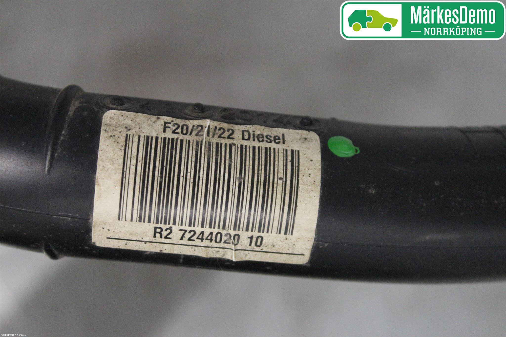 BMW 1 F20/F21 11-19 Bränslepåfyllnrör-Slang