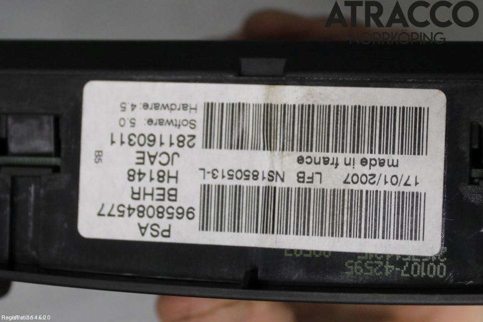 Citroen C4 I   05-10 Värmereglage