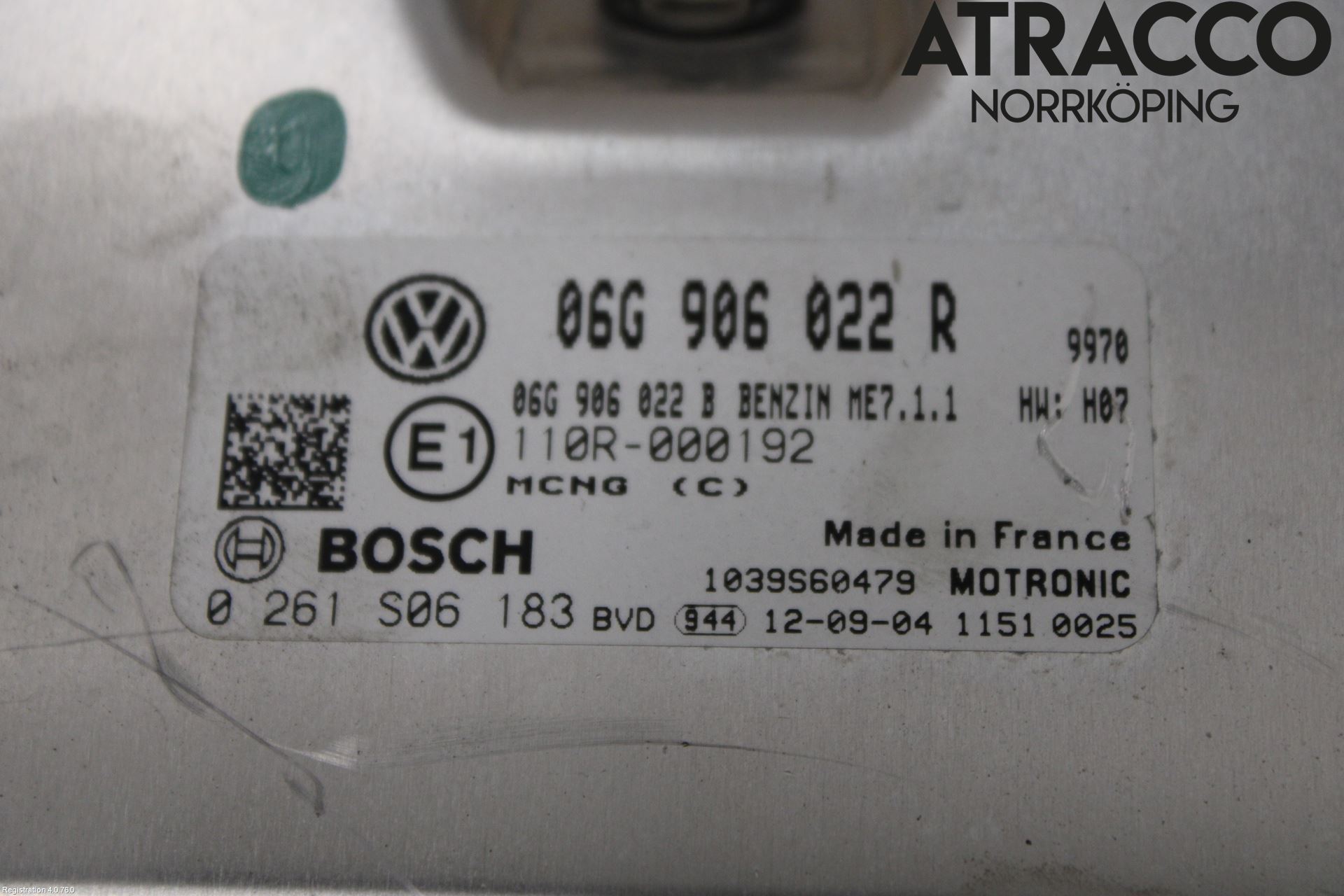 Volkswagen VW CADDY 11-15 Styrenhet Insprut Bensin