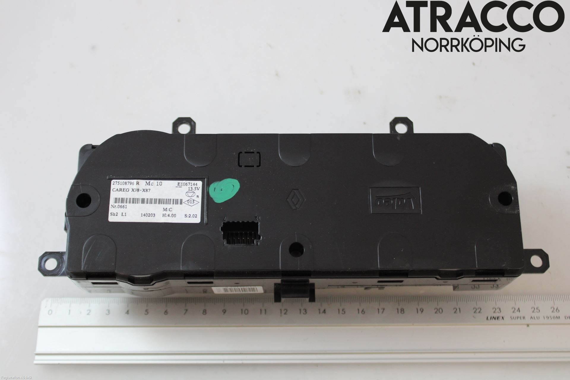 Renault CLIO IV 12-16 Värmereglage