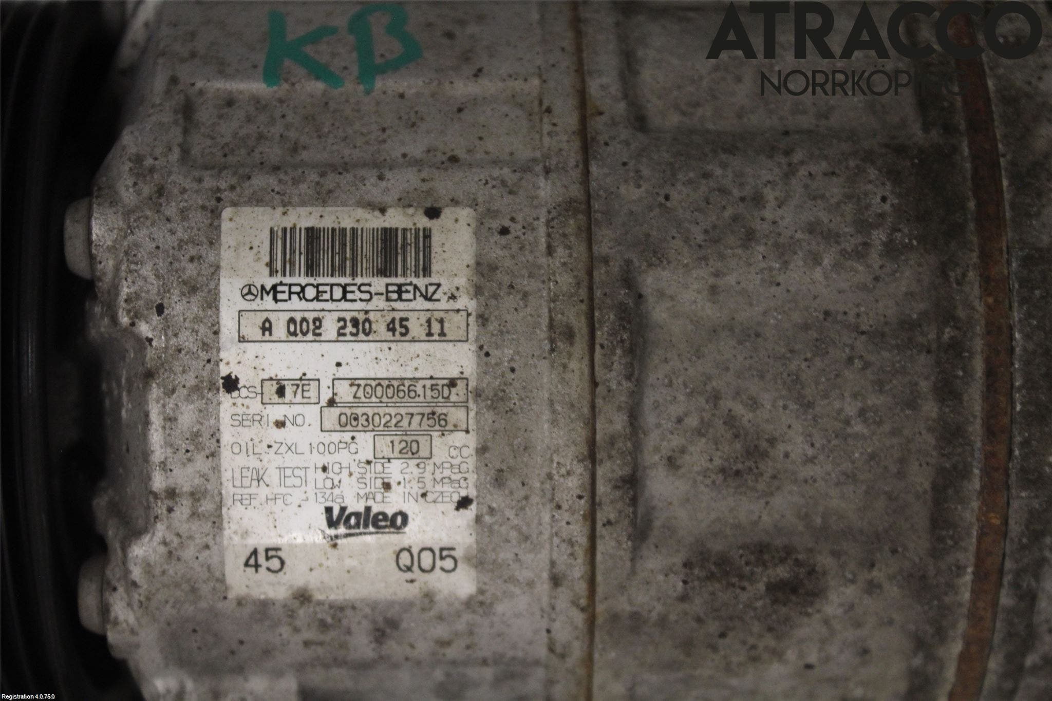 Mercedes-Benz MB C-KLASS (W204) 07-15 Ac Kompressor