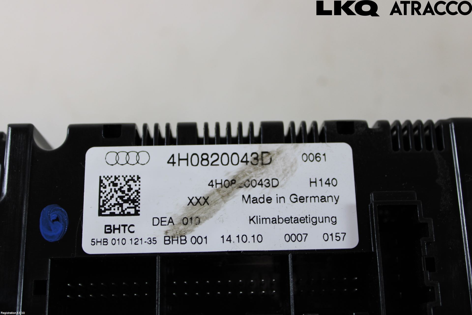 Audi A8/S8 4H 10-17 Värmereglage