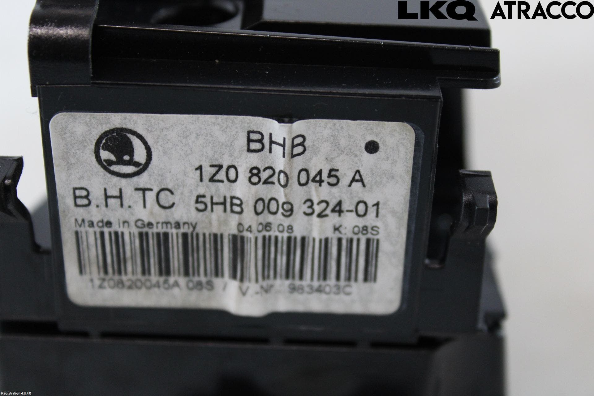 Skoda OCTAVIA (1Z) 05-13 Värmereglage