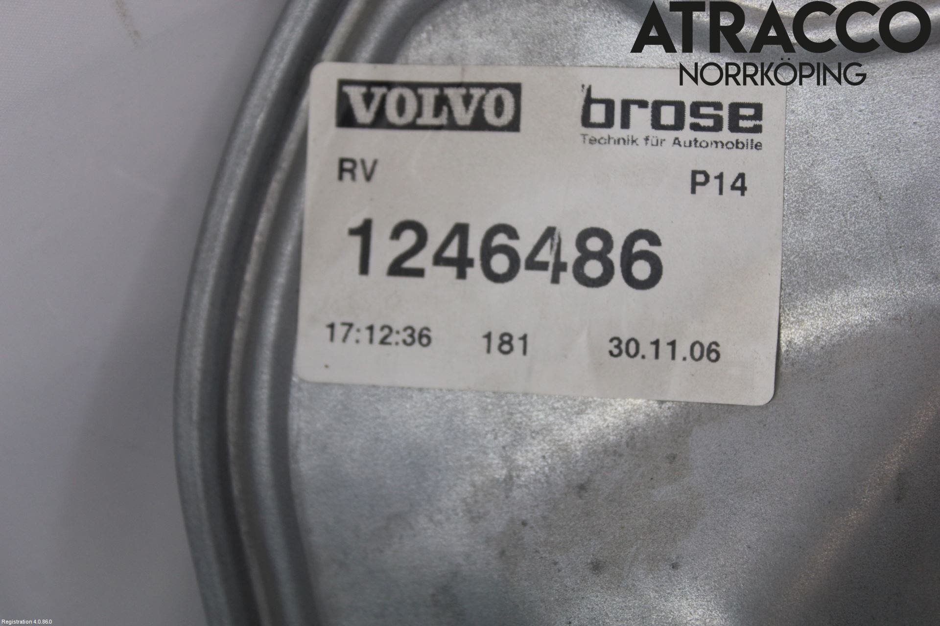 Volvo C30 07-10 Fönsterhissmekanism