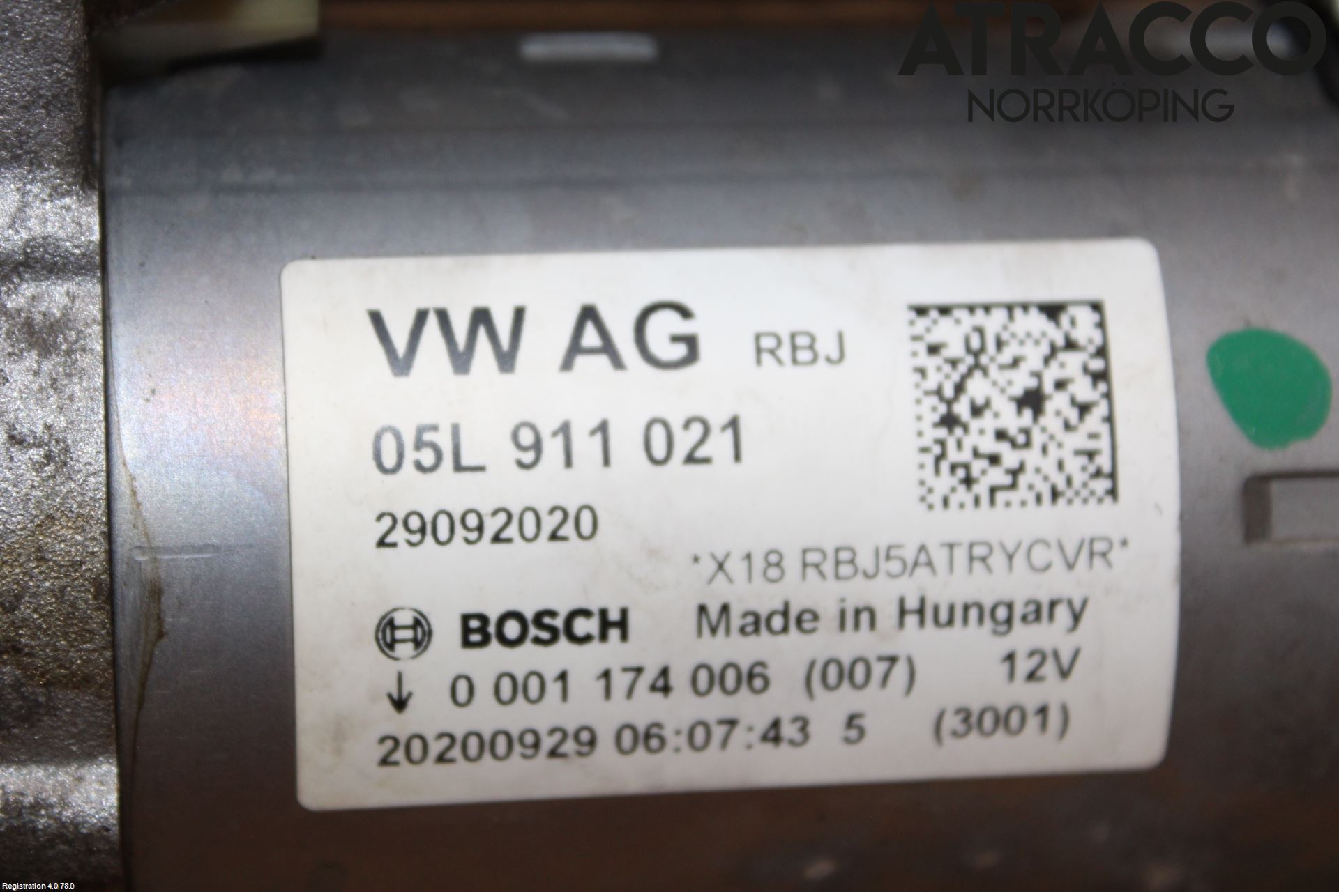 Audi A6 F2/C8 19- Startmotor Diesel