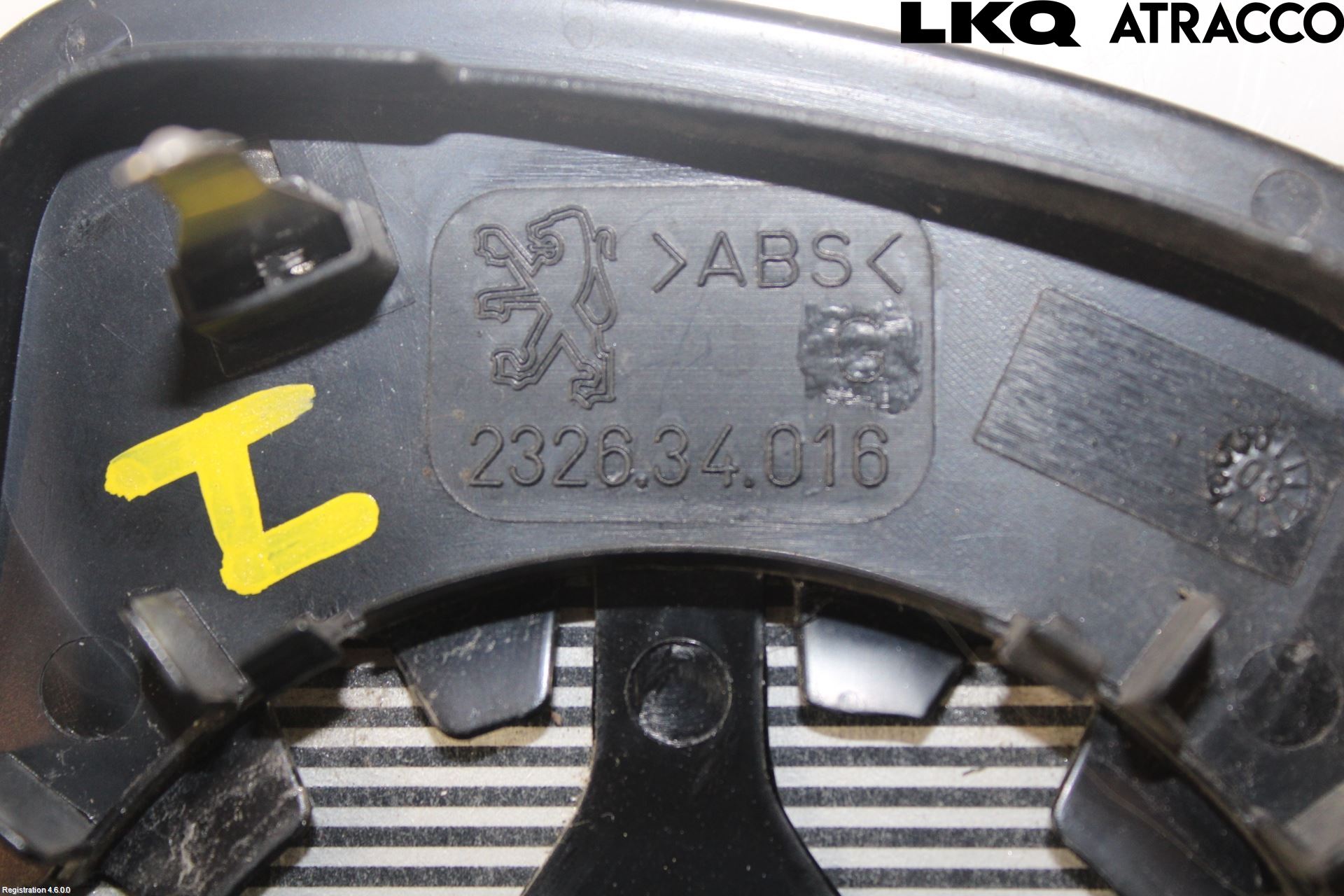 Peugeot 407 Spegelglas Hö