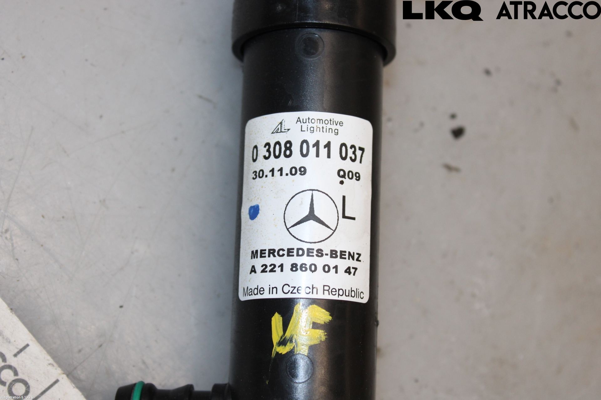 Mercedes-Benz MB S-KLASS (W221) 05-13 Spolarmunstycke Strålkastare