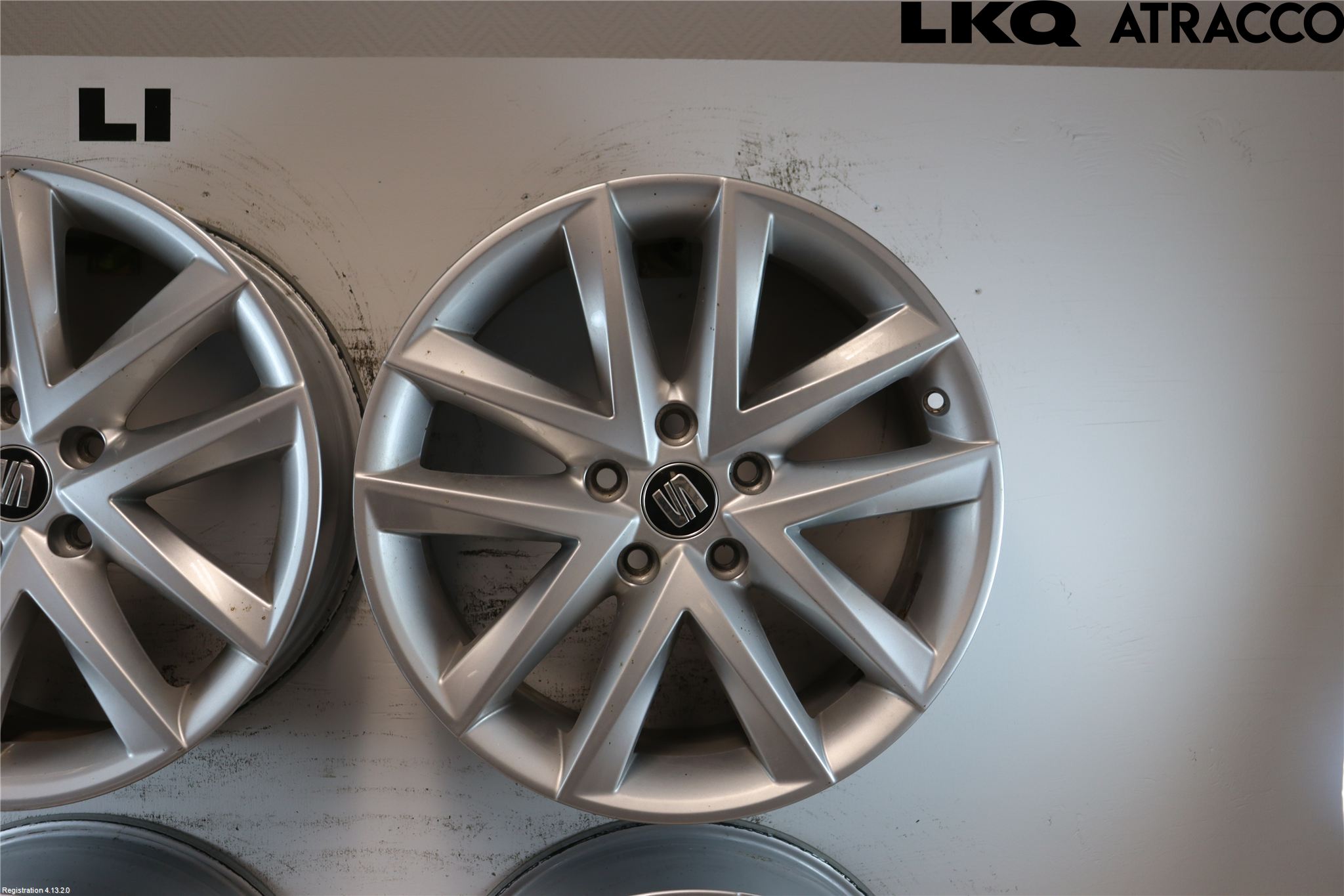 Seat TARRACO 19- Fälgsats Aluminium