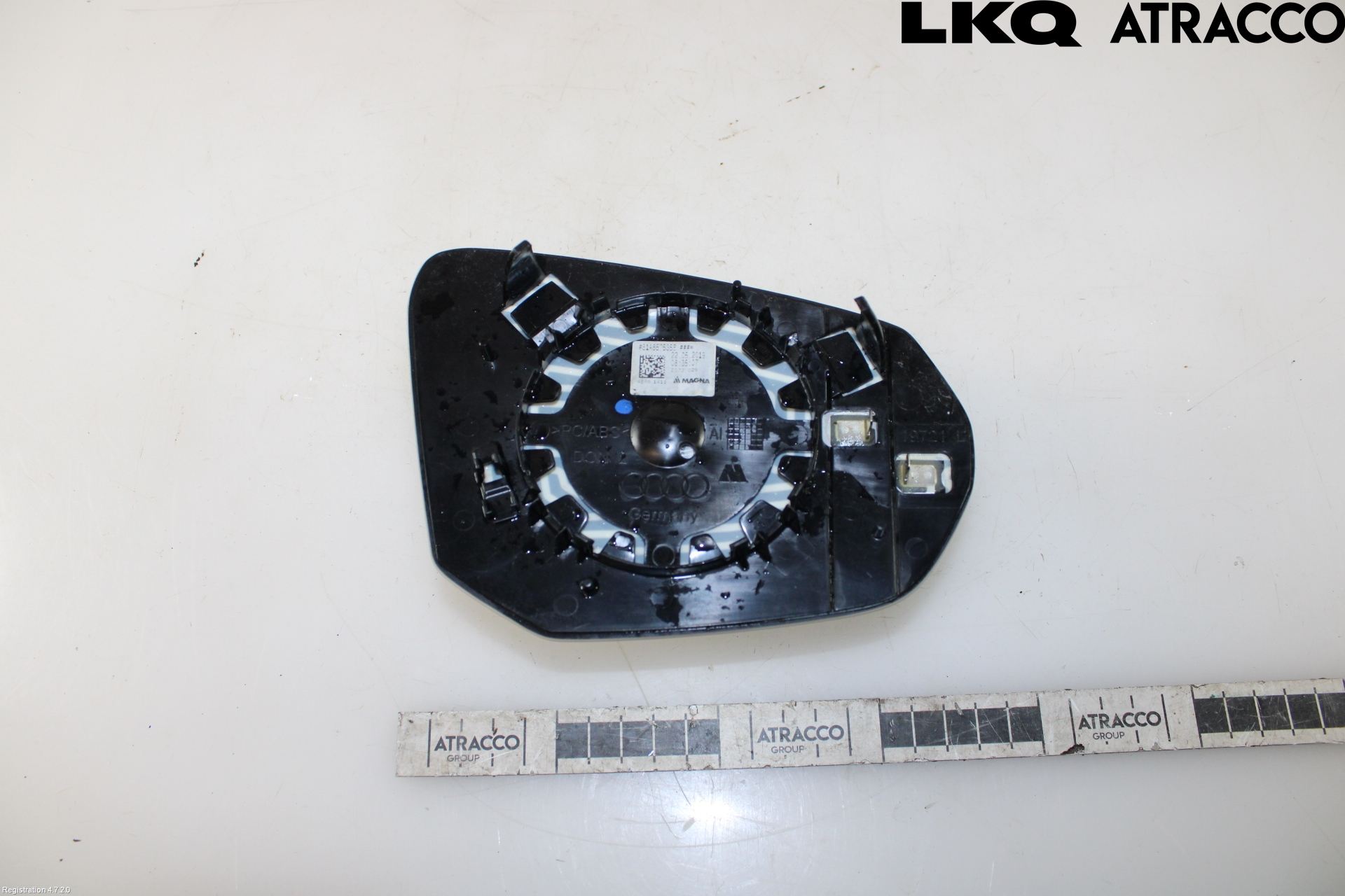 Audi Q3 F3 19- Spegelglas Vä