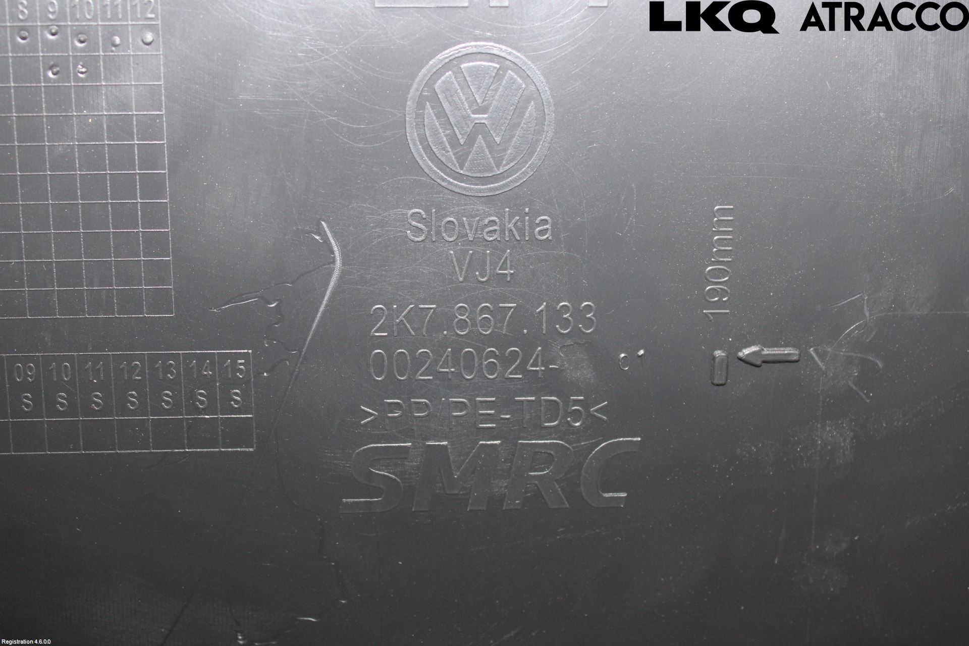 Volkswagen VW CADDY 21- Dörrklädsel Vä