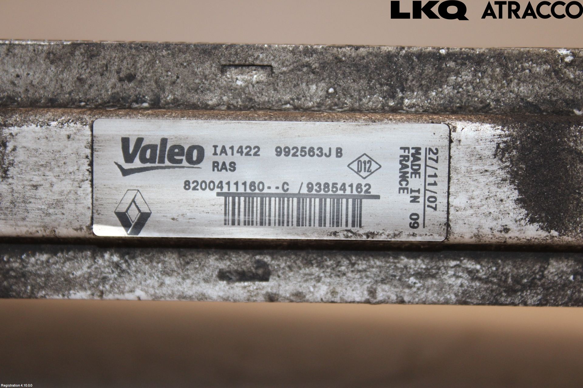 Nissan PRIMASTAR Laddluft-Intercooler Kyl