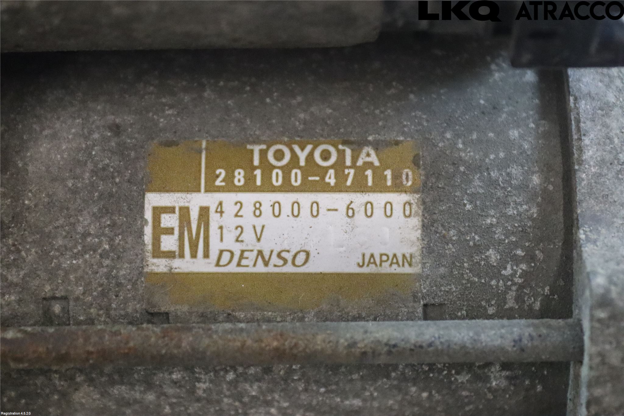 Toyota URBAN CRUISER Startmotor