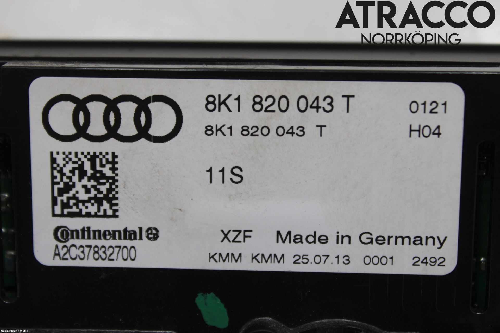 Audi A4 12-15 Värmereglage