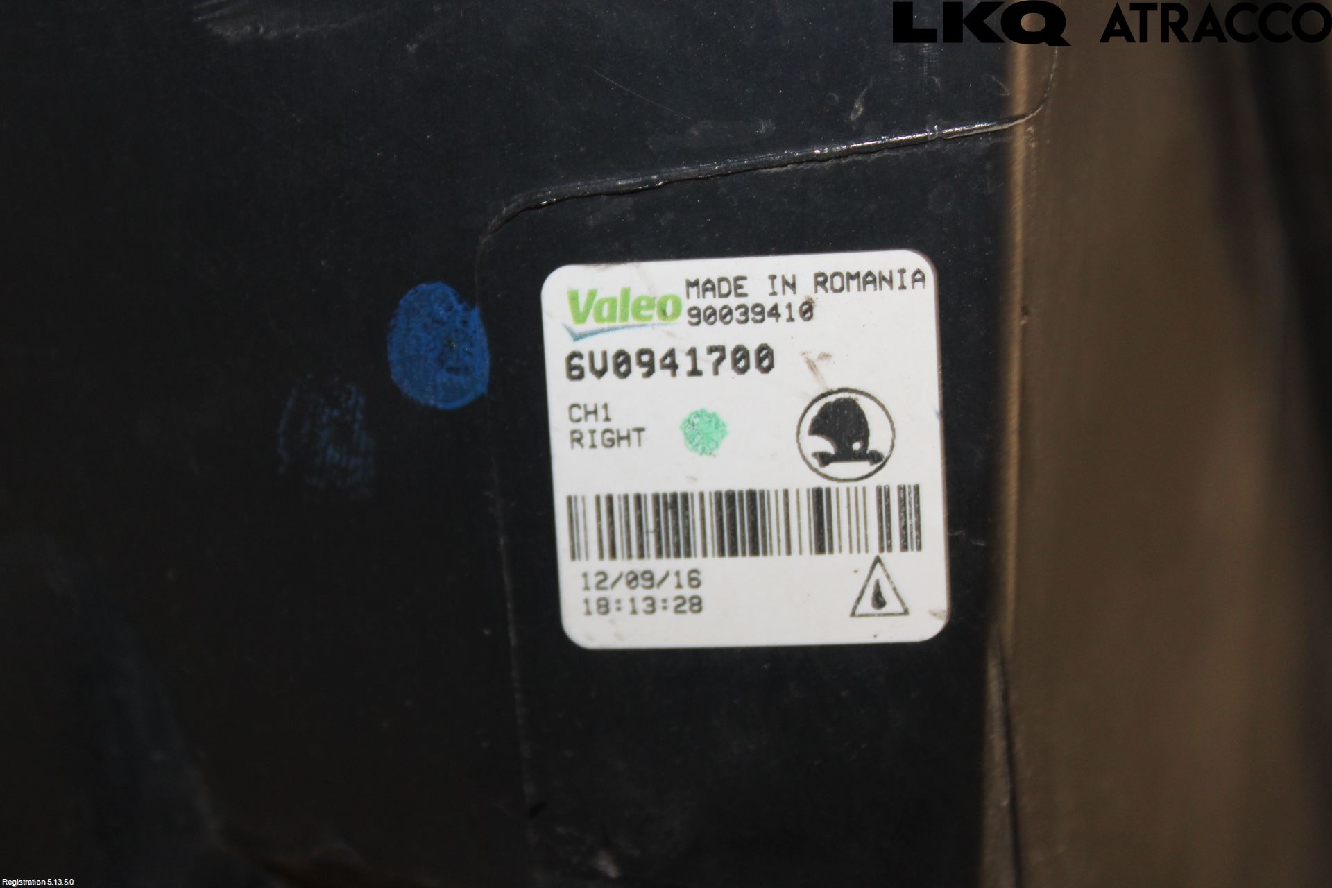 Skoda FABIA 15-21 Dimljus-Varselljus Fram