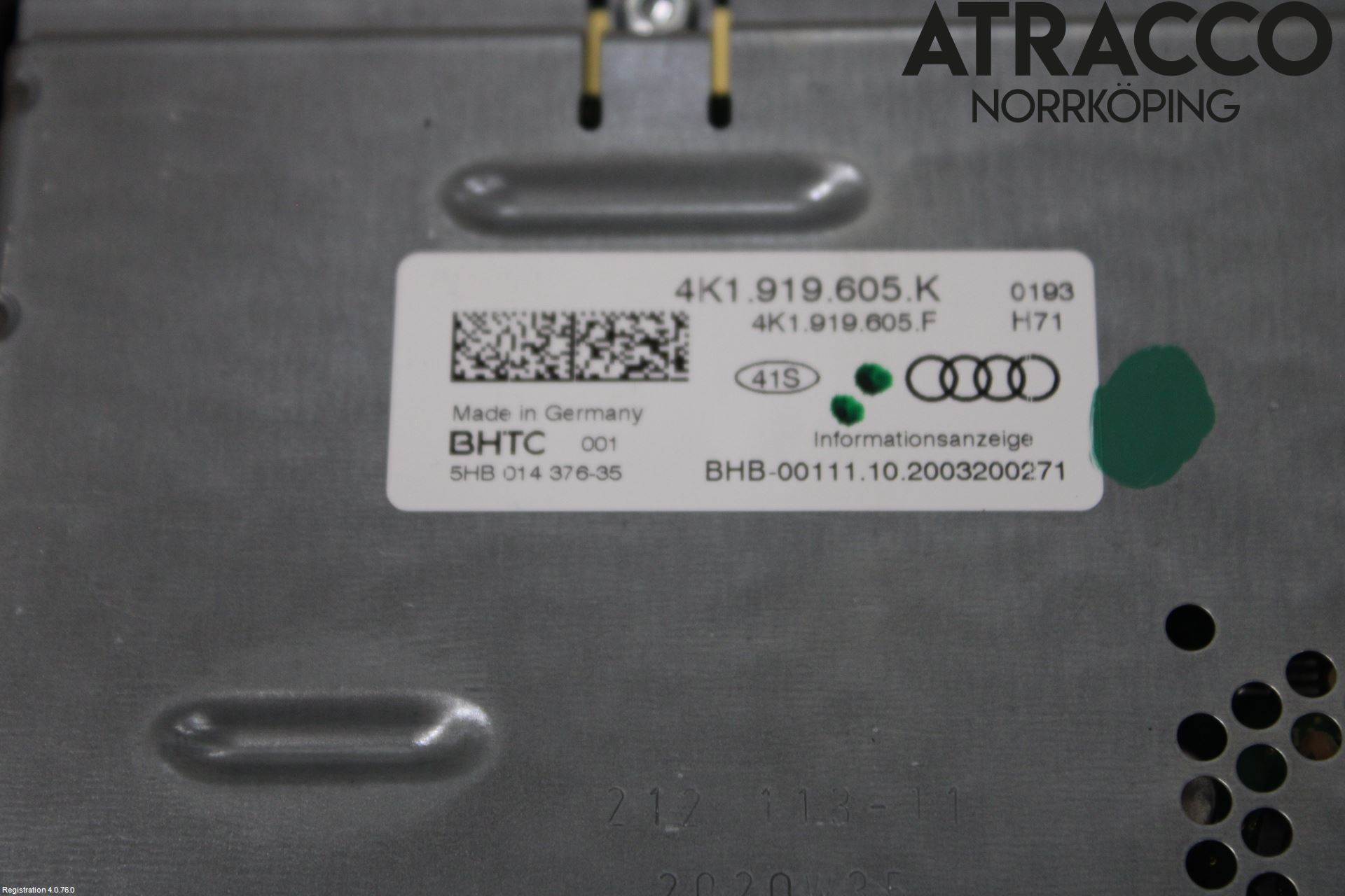 Audi A6 F2/C8 19- Multifunktionsdisplay