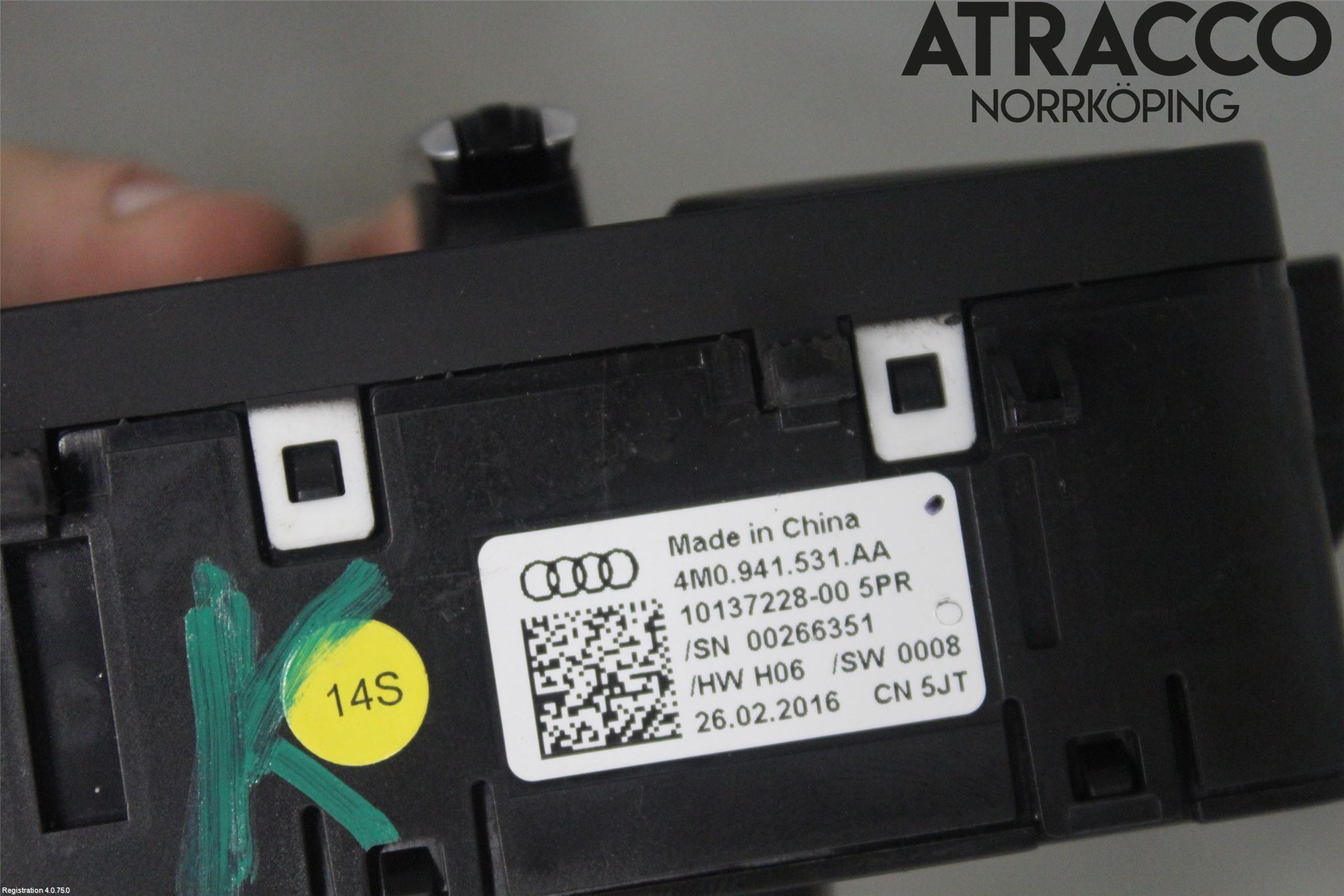 Audi A4/S4 B9 16-19 Strömställare Ljus