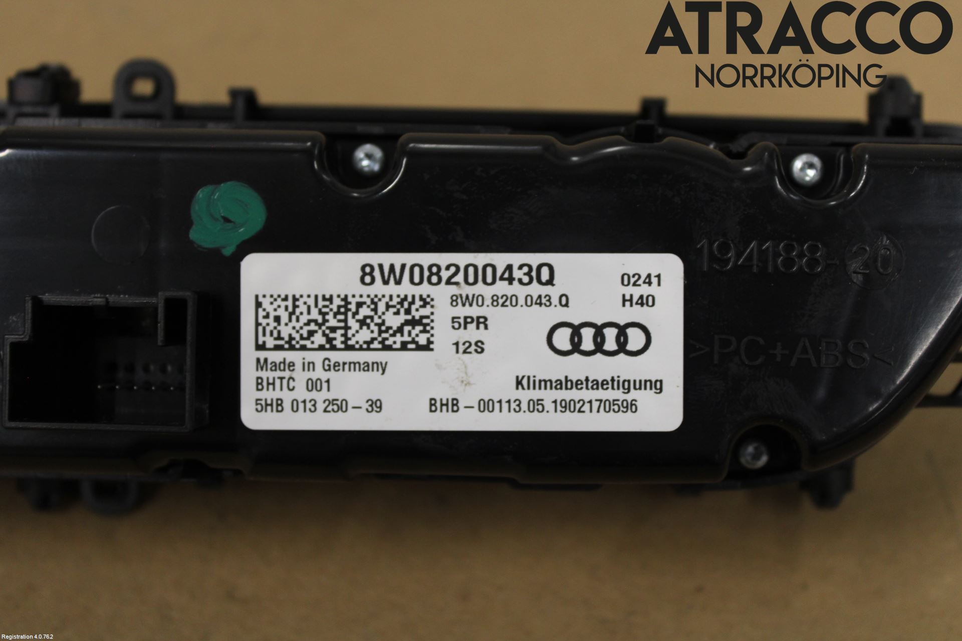 Audi A4/S4 B9 20- Värmereglage