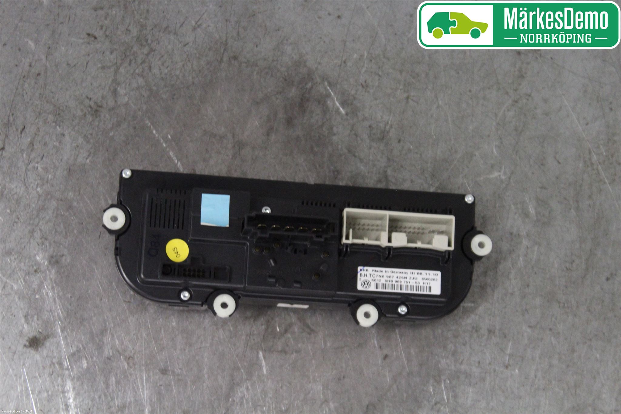 Volkswagen VW CADDY 11-15 Värmereglage