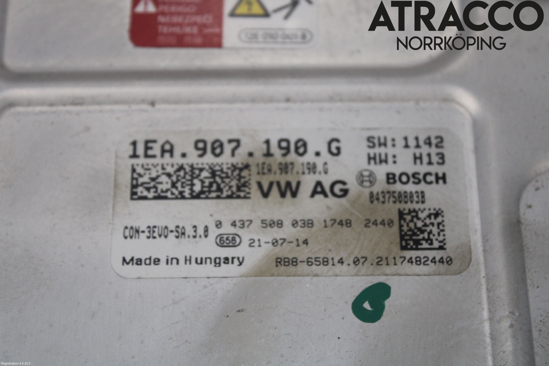 Volkswagen VW ID.4 21- Dc-Cd Omvandlare Hybrid