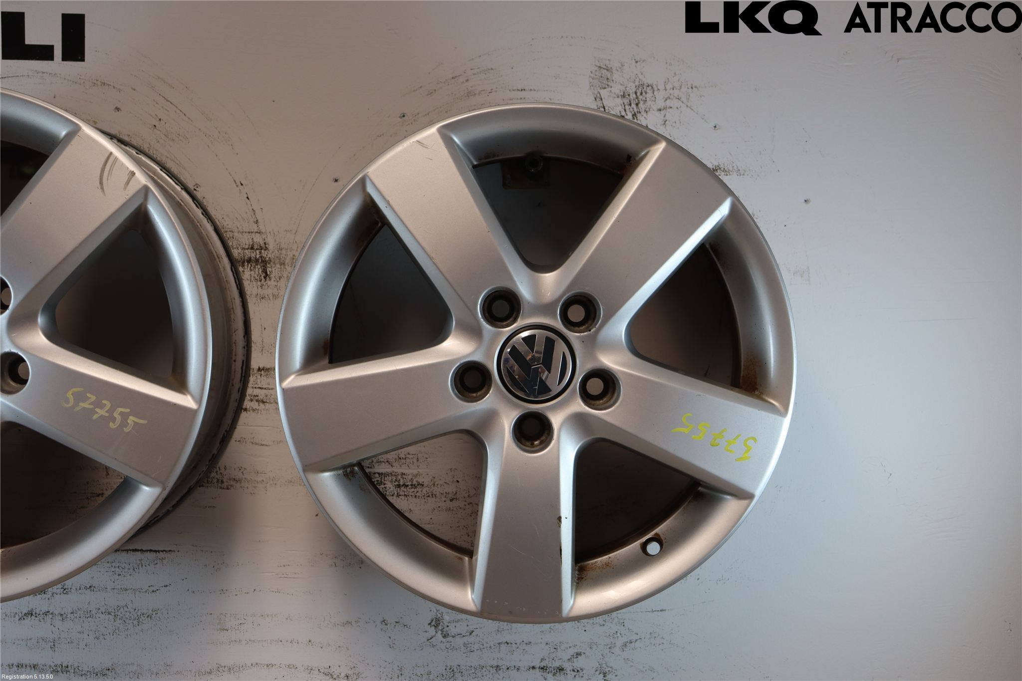 Volkswagen VW GOLF V 04-09 Fälgsats Aluminium