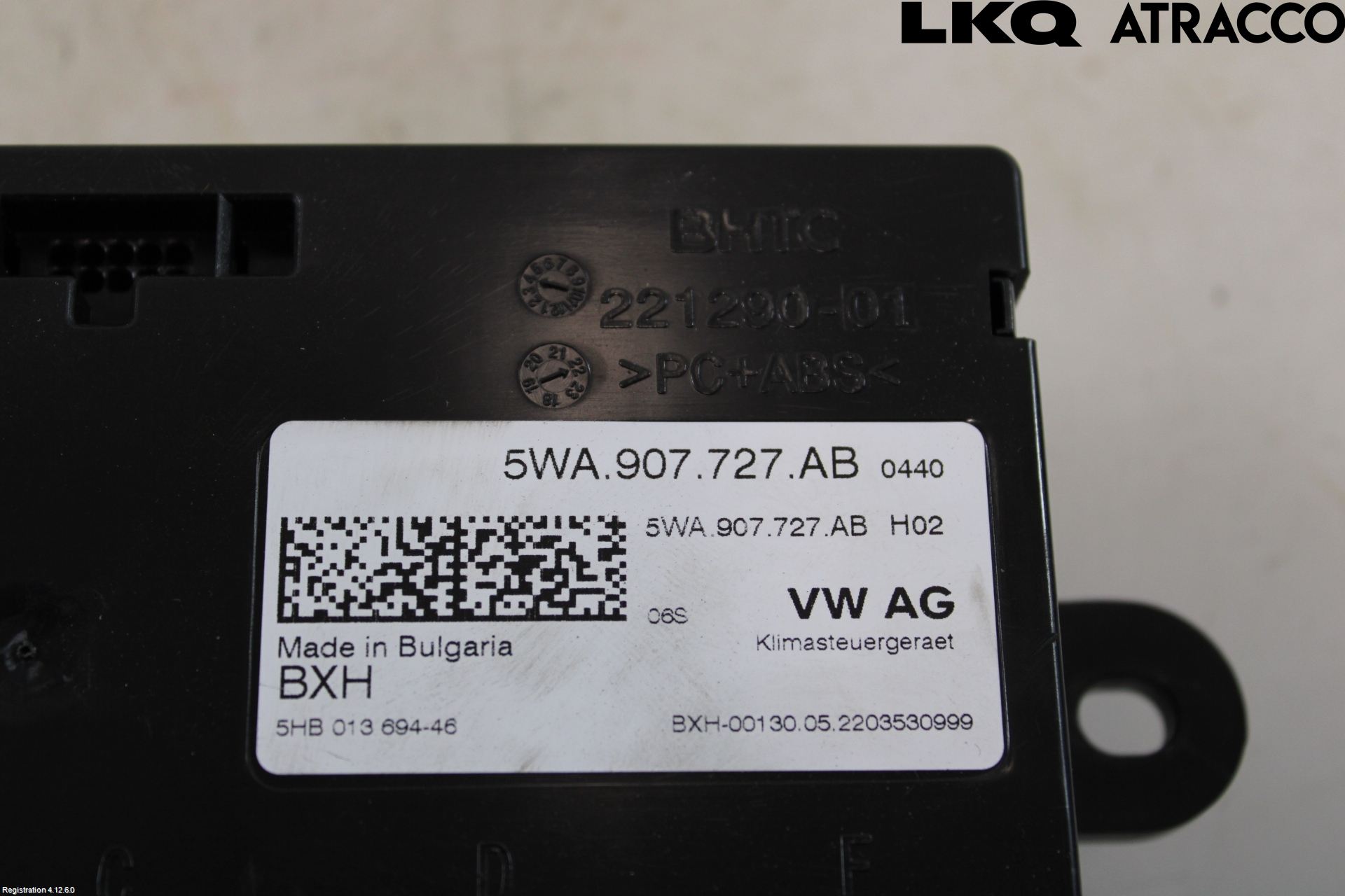 Volkswagen VW CADDY 21- Ac Styrenhet Ac Manöveren
