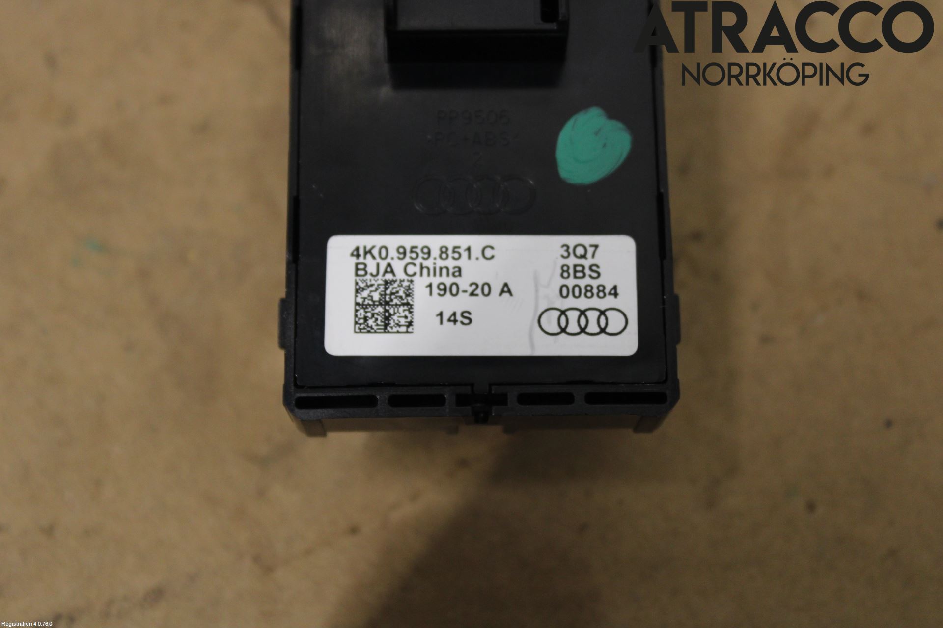 Audi A6 F2/C8 19- Strömställare Elhiss