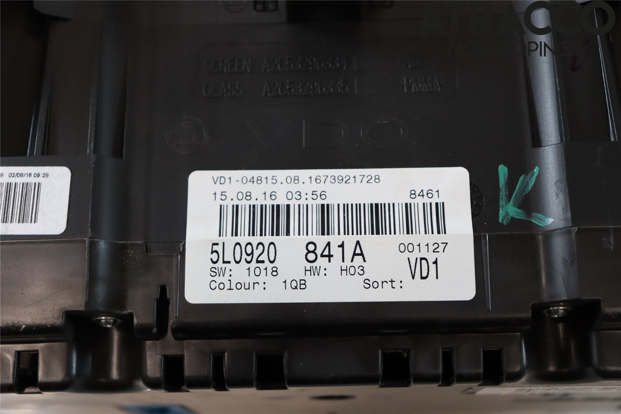 Skoda YETI Instrument Komb