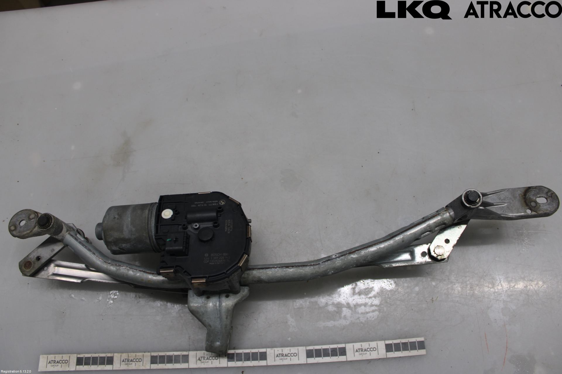 BMW 5 F10/F11/F18 09-17 Torkarmekanism Vindruta